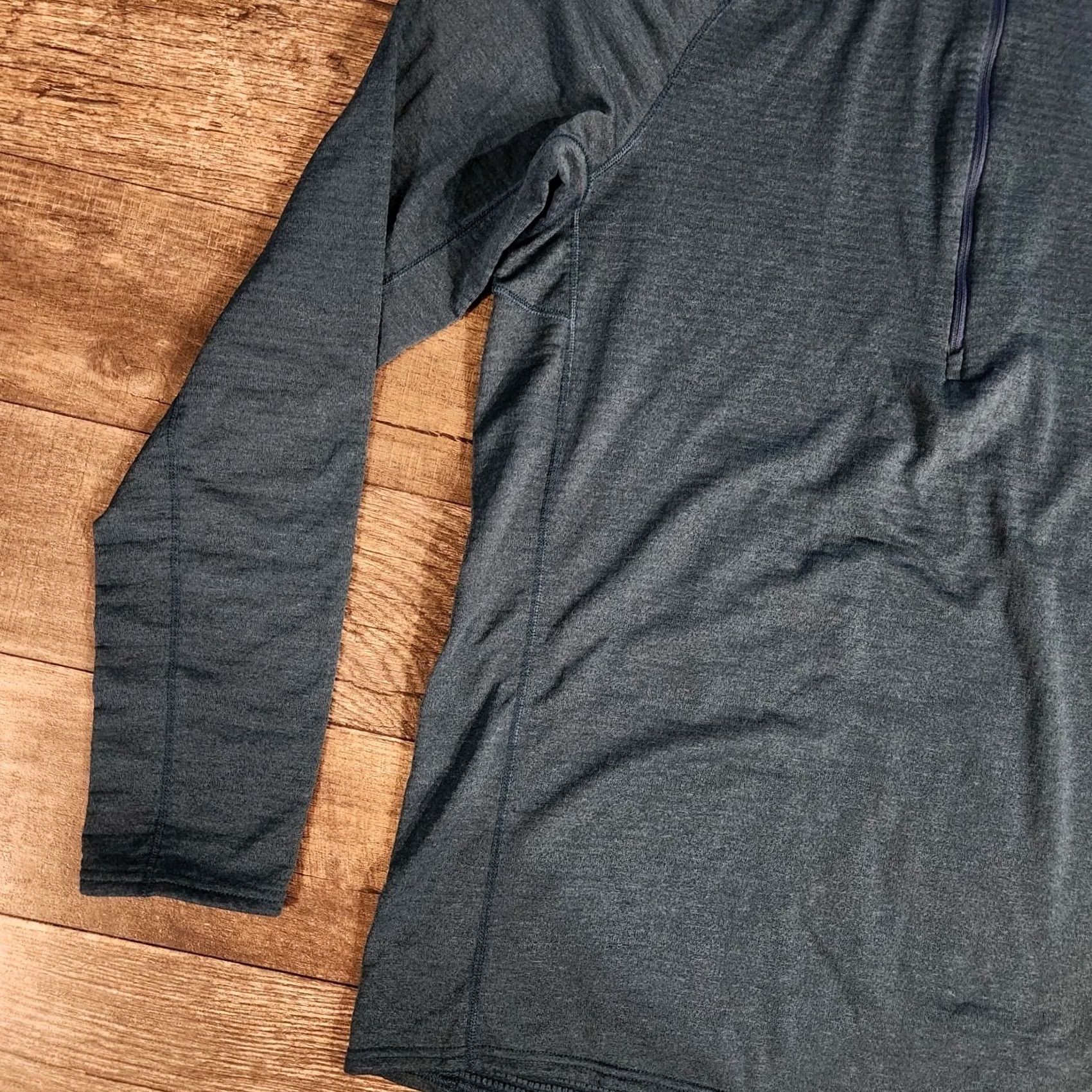 Patagonia Patagonia Capilene Pullover Mens Large Green 1/4 Zip Long Sleeve Baselayer Top Size US L / EU 52-54 / 3 - 6 Thumbnail