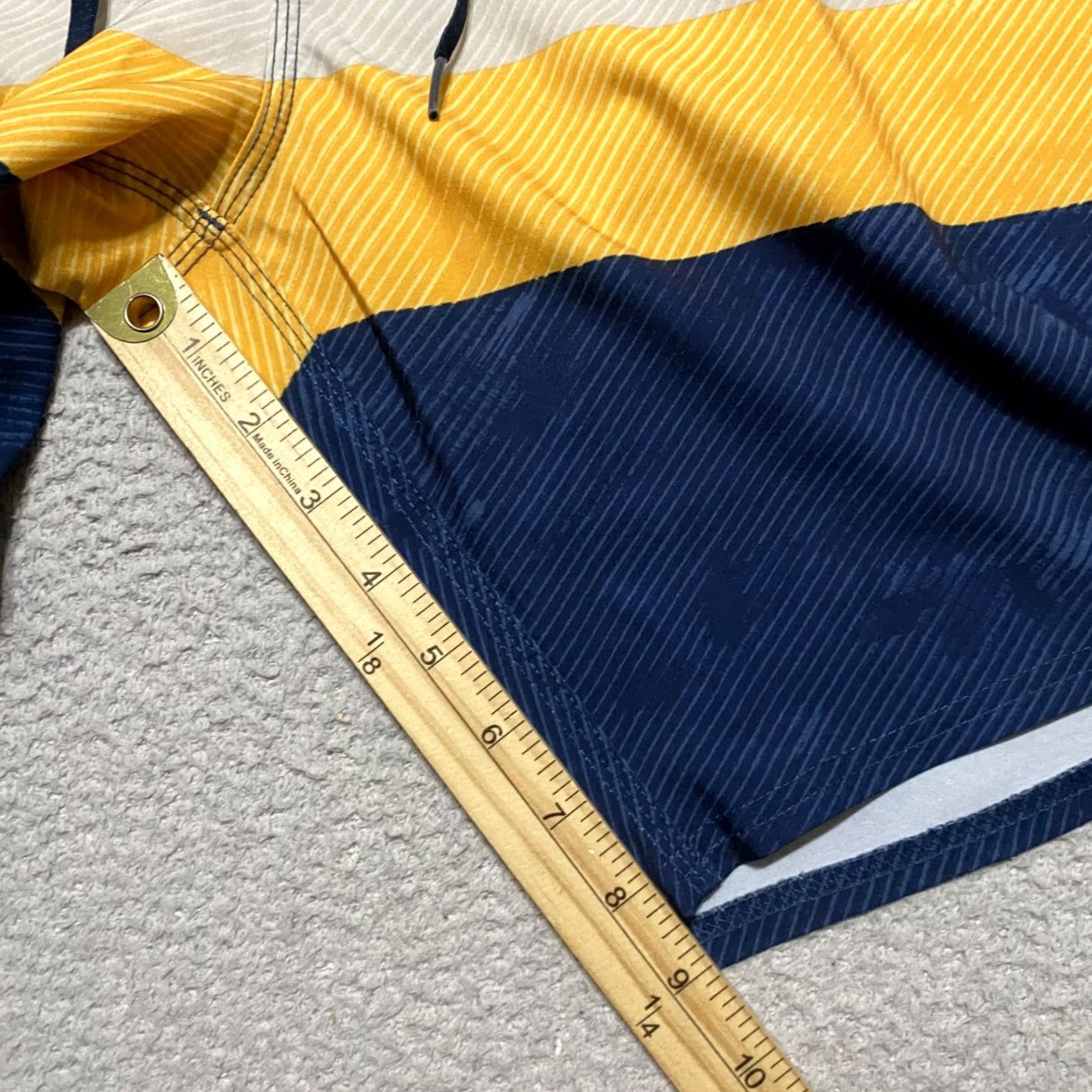 O'Neill O'Neill Mens Board Shorts Multicolor Striped 34 Bermuda Inseam 9" Quick Dry Pockets Logo Zip Mens Size US 34 / EU 50 - 5 Thumbnail