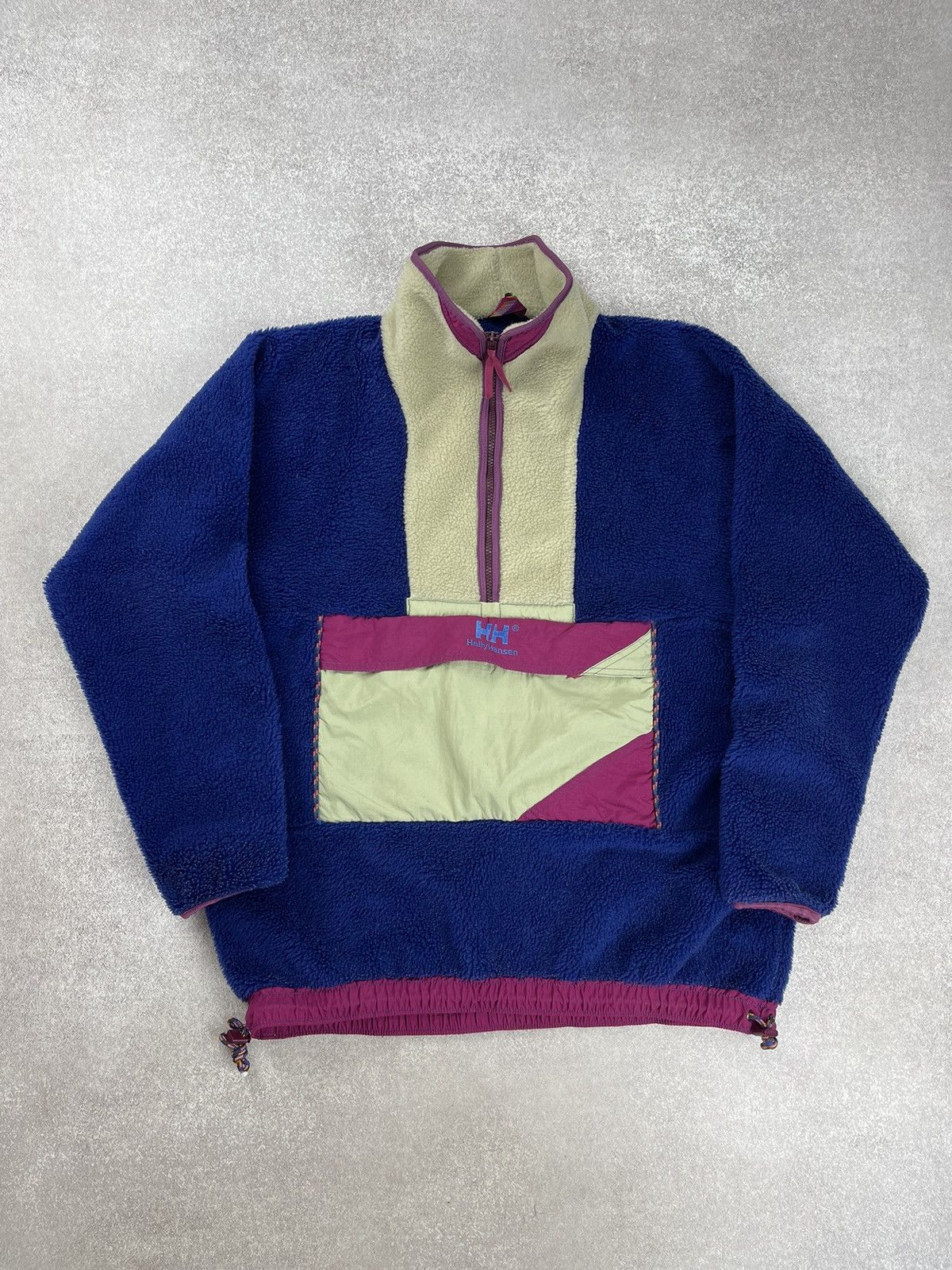 Helly Hansen × Vintage Vintage Helly Hansen Fleece Anorak Jacket Men’s Size US L / EU 52-54 / 3 - 2 Thumbnail