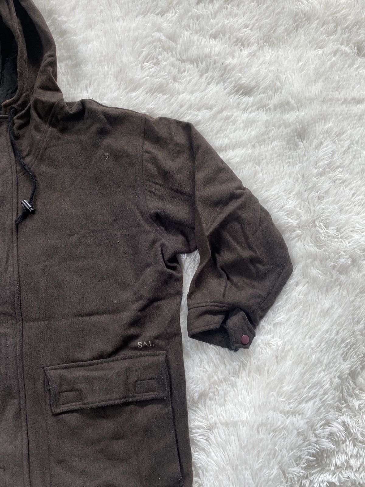 Stussy VINTAGE STUSSY N.Y.L.T.L.A WOOL HOODED JACKET Size US XL / EU 56 / 4 - 3 Thumbnail