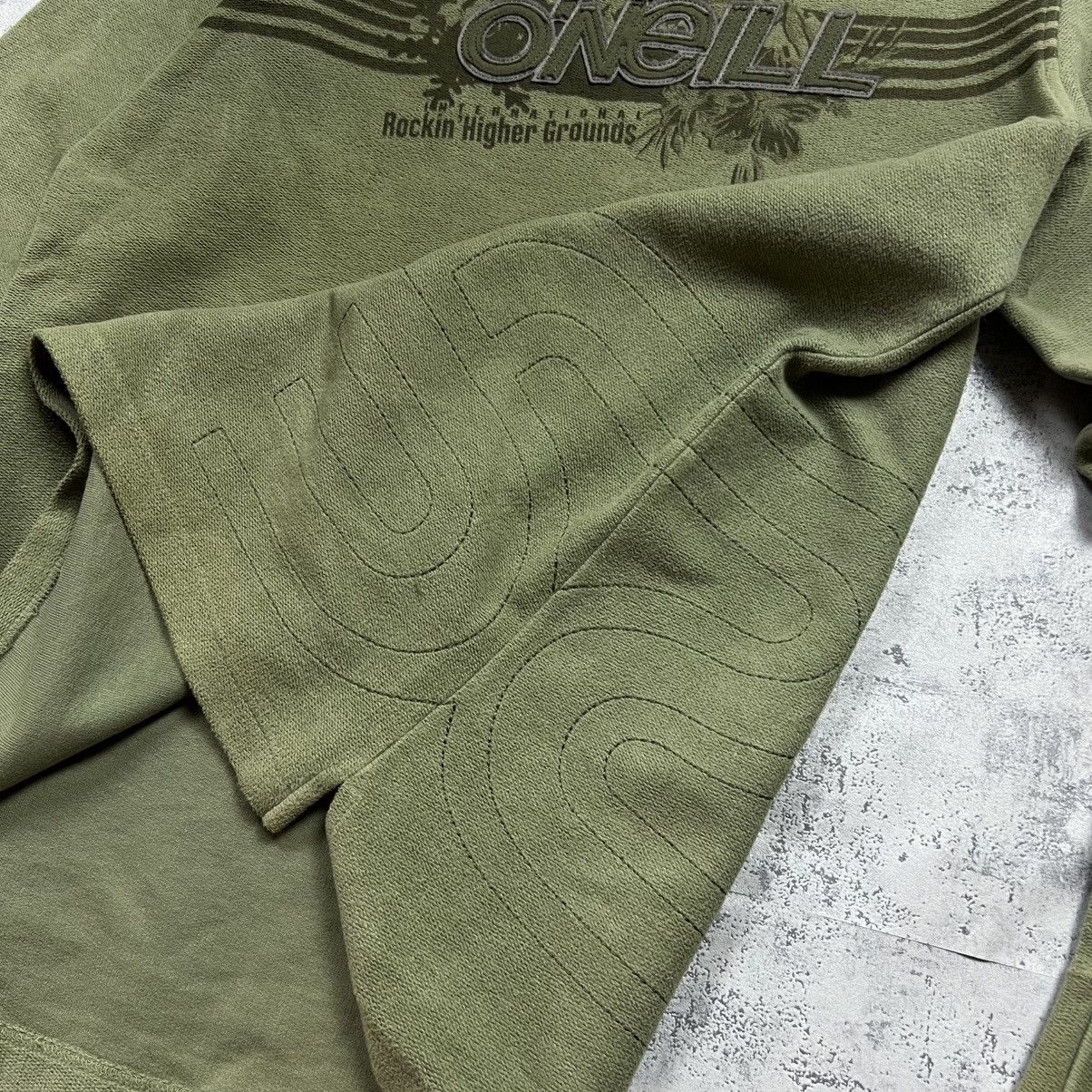 O'Neill 00s O’neill Vintage Y2K Surf Style Embroidered Logo 1/4 Zip Size US L / EU 52-54 / 3 - 6 Thumbnail
