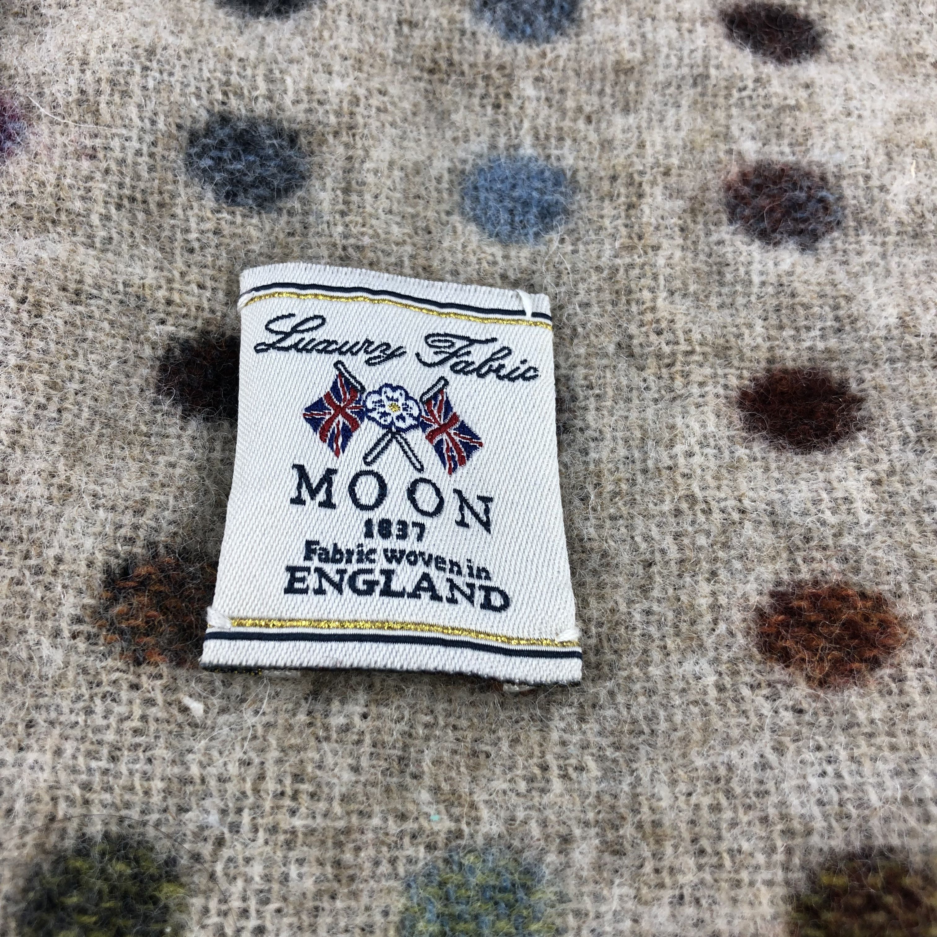 Vintage Moon Polka Dots Infinity Snood Wool Scarf Muffler V1055 Size ONE SIZE - 4 Thumbnail