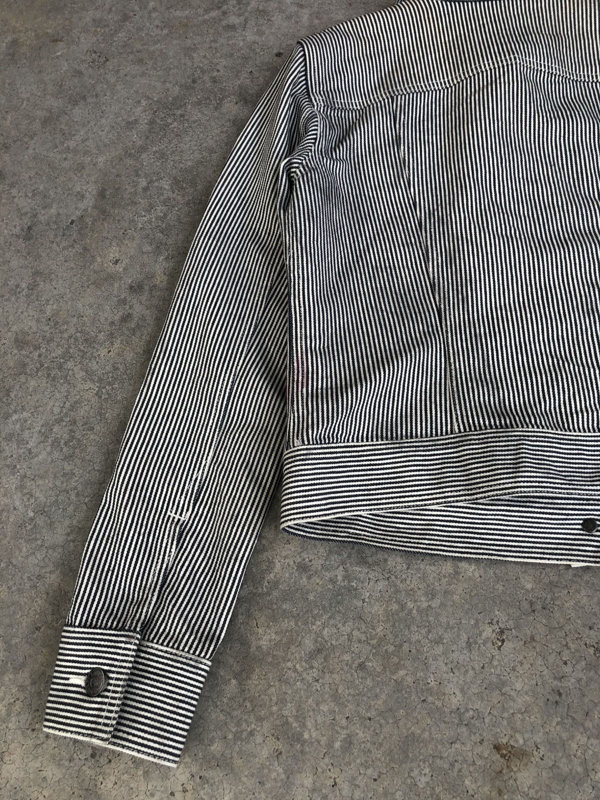 Lauren Ralph Lauren LRL Ralph Lauren Hickory Stripe Denim Jacket Size US S / EU 44-46 / 1 - 16 Thumbnail