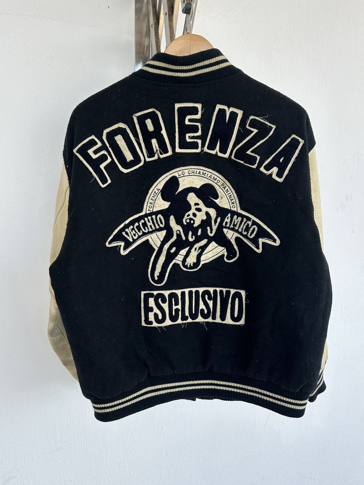 Vintage Forenza Bomber Leather University Jacket Vintage Size US XL / EU 56 / 4 - 2 Thumbnail