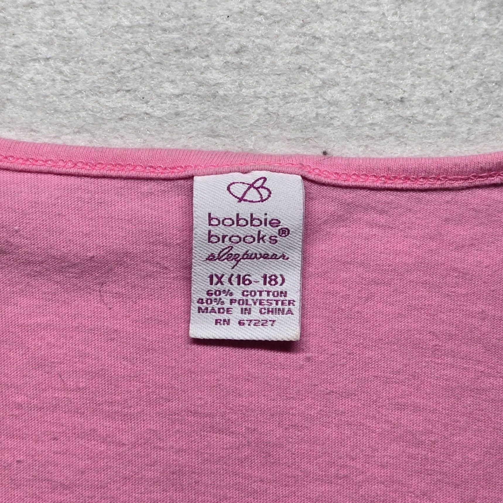 Vintage Bobbie Brooks Shirt Pink Blouse Scoop Neck Short Sleeve Adult 1X Women's Regular Size Pink Blouse Shirt 1X Womens Size XL / US 12-14 / IT 48-50 - 3 Thumbnail
