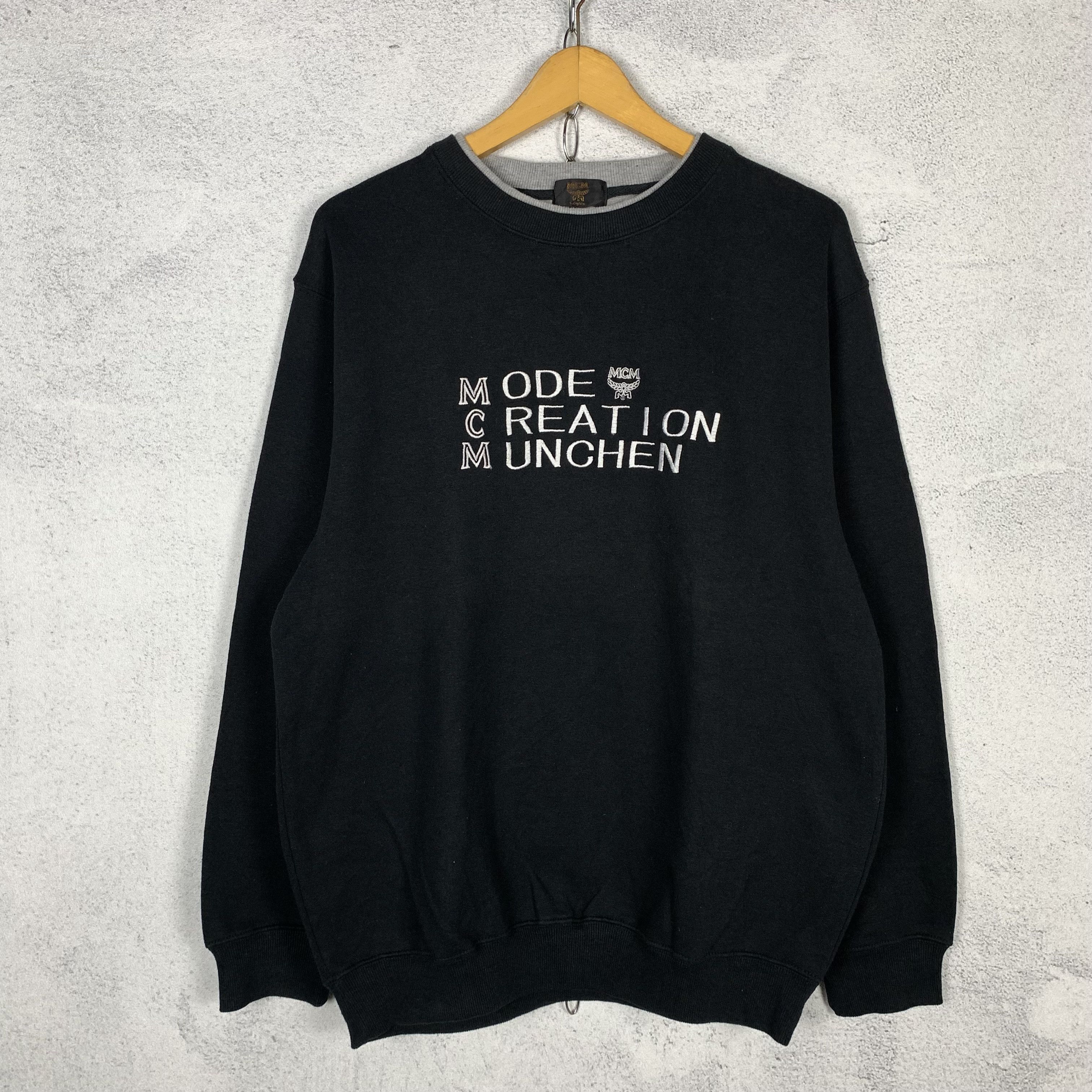 MCM Vintage MCM Munchen Sweatshirt Crewneck Size US L / EU 52-54 / 3 - 1 Thumbnail