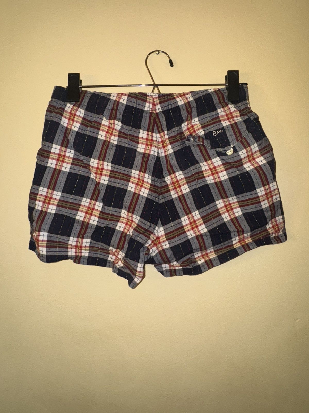 Gant Gant by Michael Bastian Plaid Swim Trunks, X-Small Size US 28 / EU 44 - 2 Thumbnail