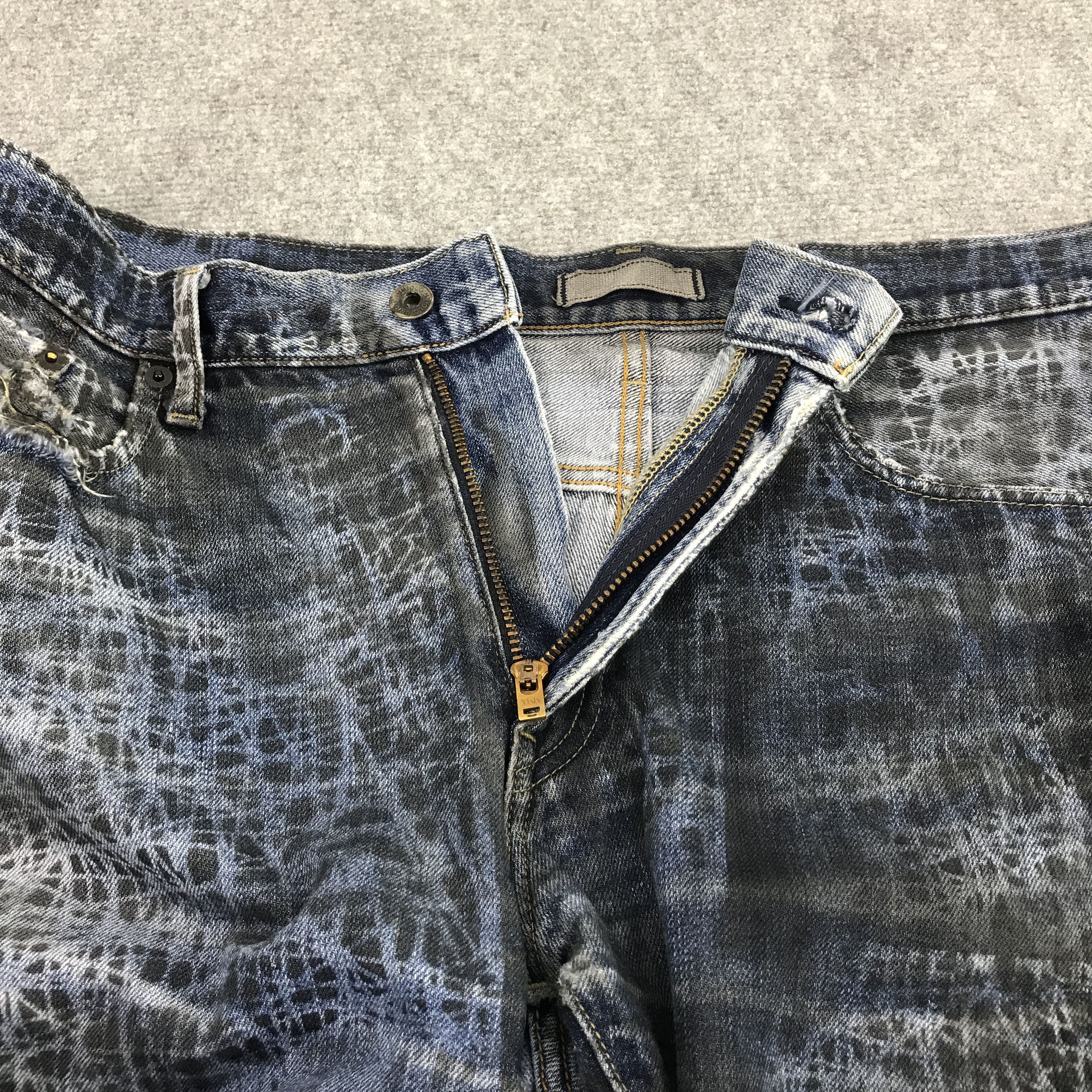 Japanese Brand × Jun Takahashi × Uniqlo JAPAN PUNK STYLE UNIQLO JEANS DENIM PANTS Size US 35 - 7 Thumbnail