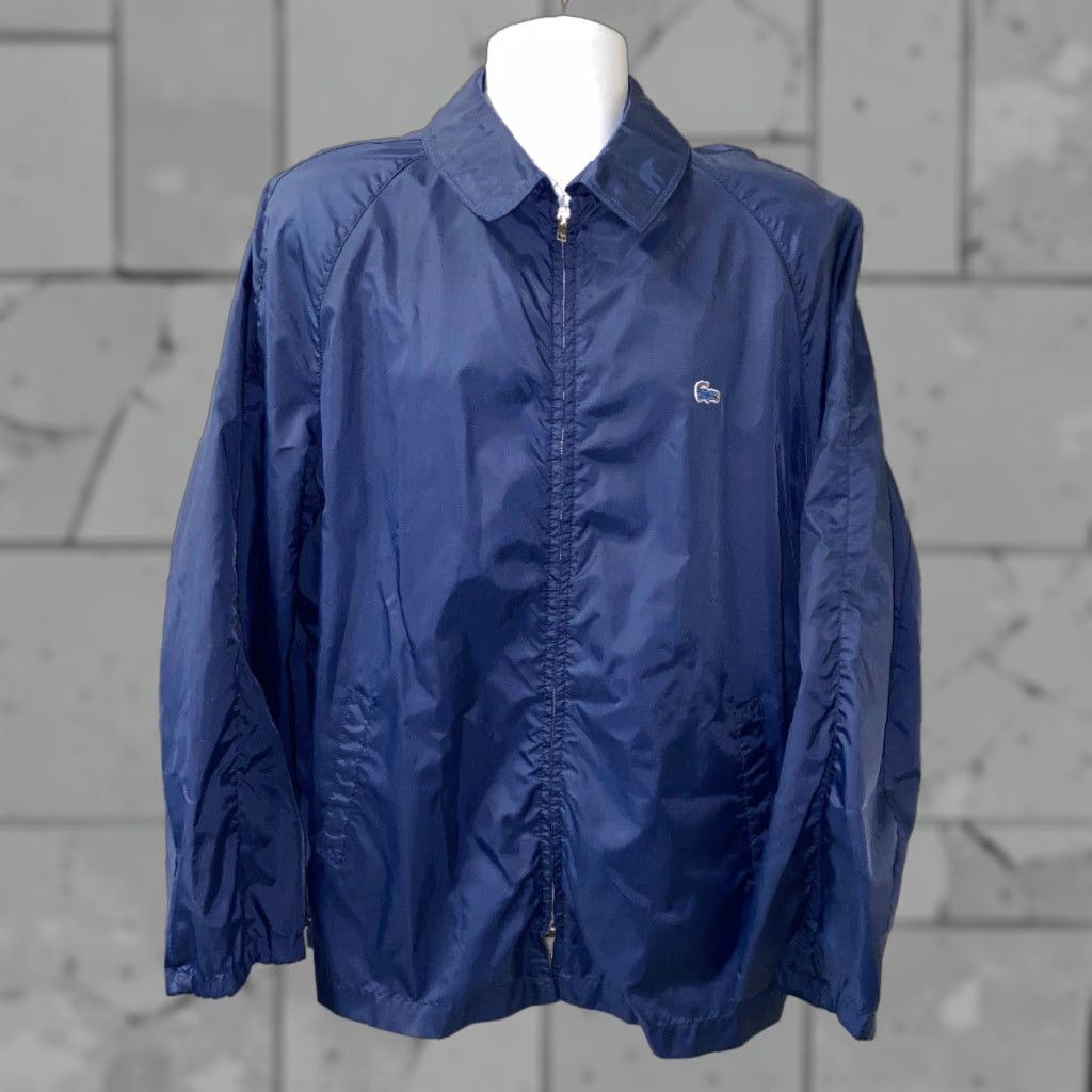 Vintage Alligator Jacket Mens Full Zip Nylon Blue XL Regular Full Zip Jacket 26" Armpit Menswear Size US XL / EU 56 / 4 - 1 Thumbnail