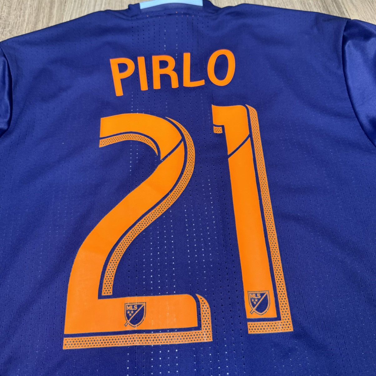Adidas New york city 15/16 player issue away shirt #21 Pirlo Size US M / EU 48-50 / 2 - 4 Thumbnail