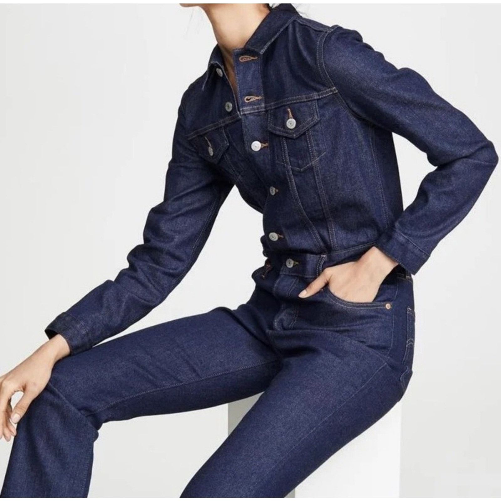 Levi's Levi's Iconic Kick Flindigo blue Mechanic Coveralls Utility Size 32" / US 10 / IT 46 - 3 Thumbnail