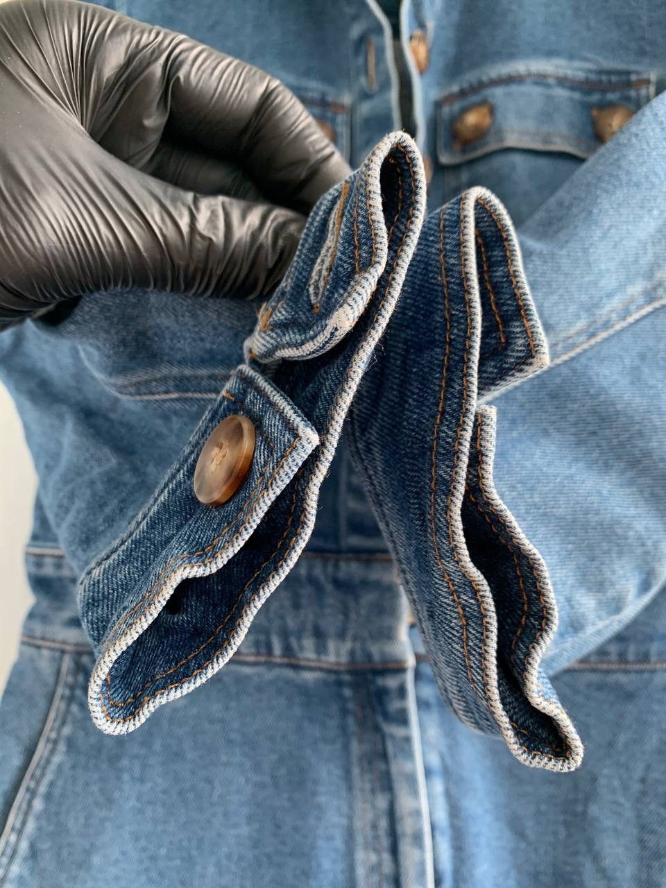 Designer × Sezane Sezane Denim Blue Women’s Cotton Button Pockets Jumpsuit Size 27" / US 4 / IT 40 - 17 Thumbnail