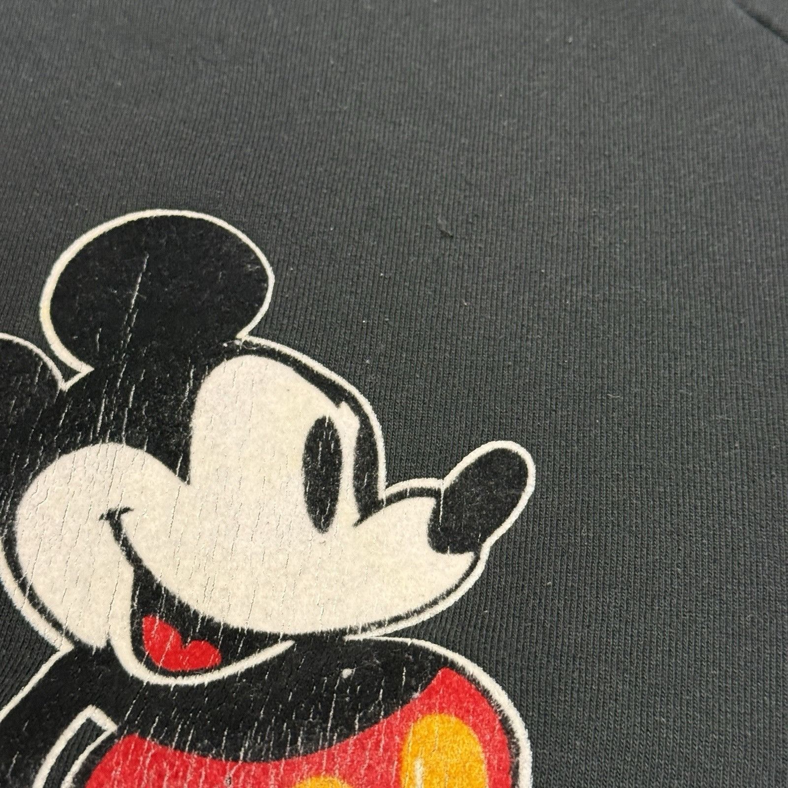 Disney Vintage 80s Disney Mickey Mouse Sweatshirt Mens Large Black Size US L / EU 52-54 / 3 - 4 Thumbnail