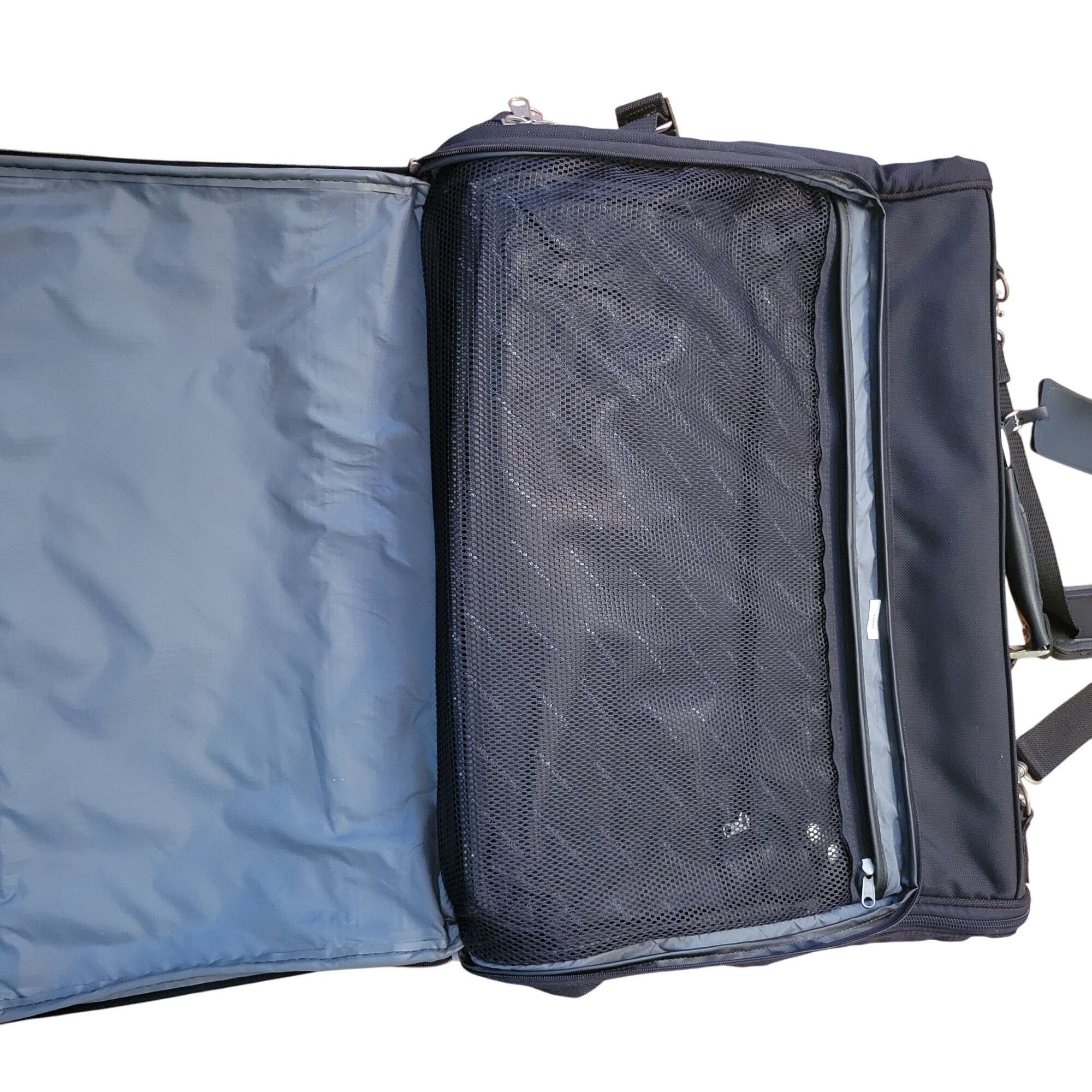 Samsonite Black Nylon Garment Bag Shoulder Strap Overnight C