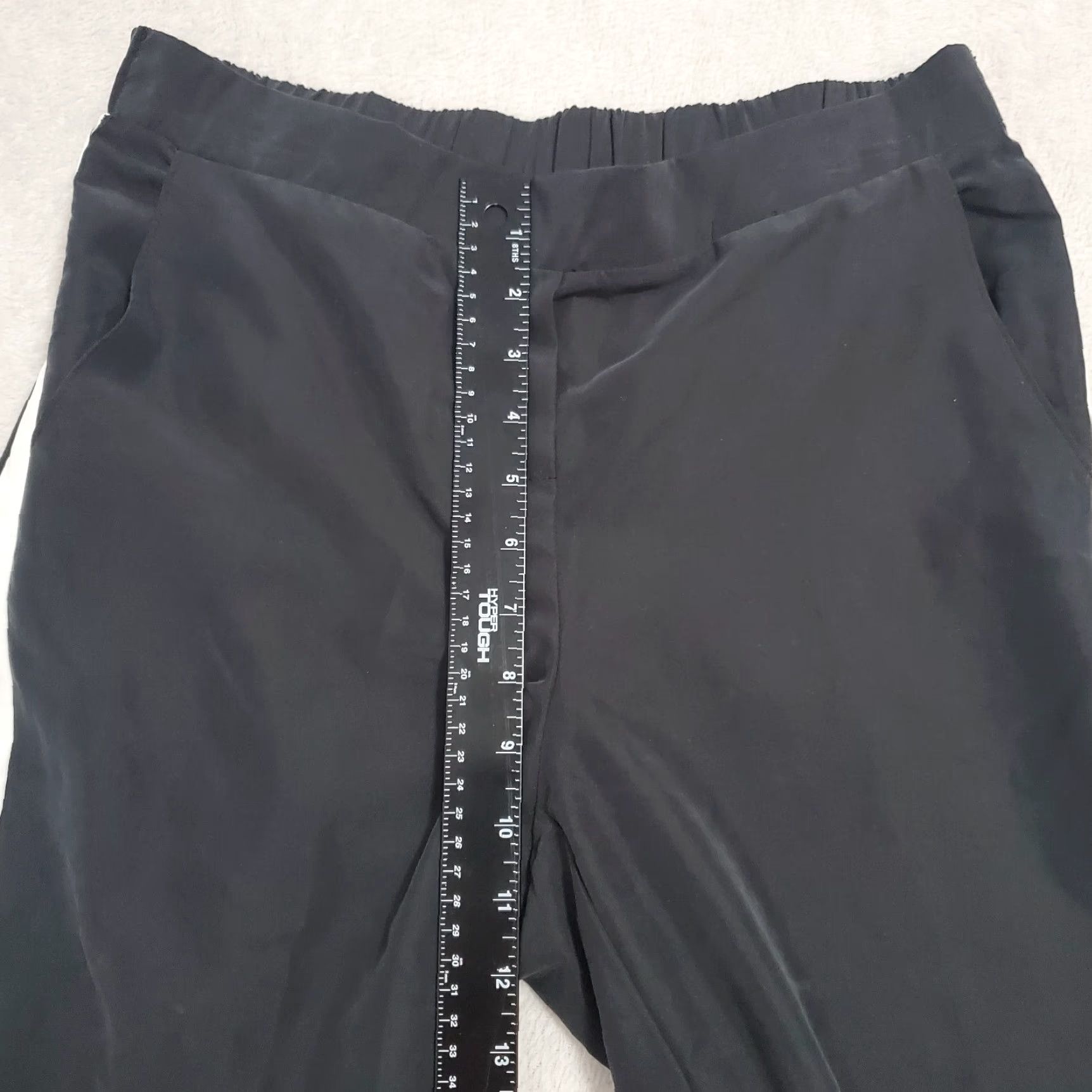 Drew Drew Sweatpants Women S Black White Stripe Modal Rayon Tapered USA Pants Inseam 25.5 in 28 in Waist 28" Hand Pockets Faux Fly Athleisure Jogger Casual Size 28" / US 6 / IT 42 - 7 Thumbnail