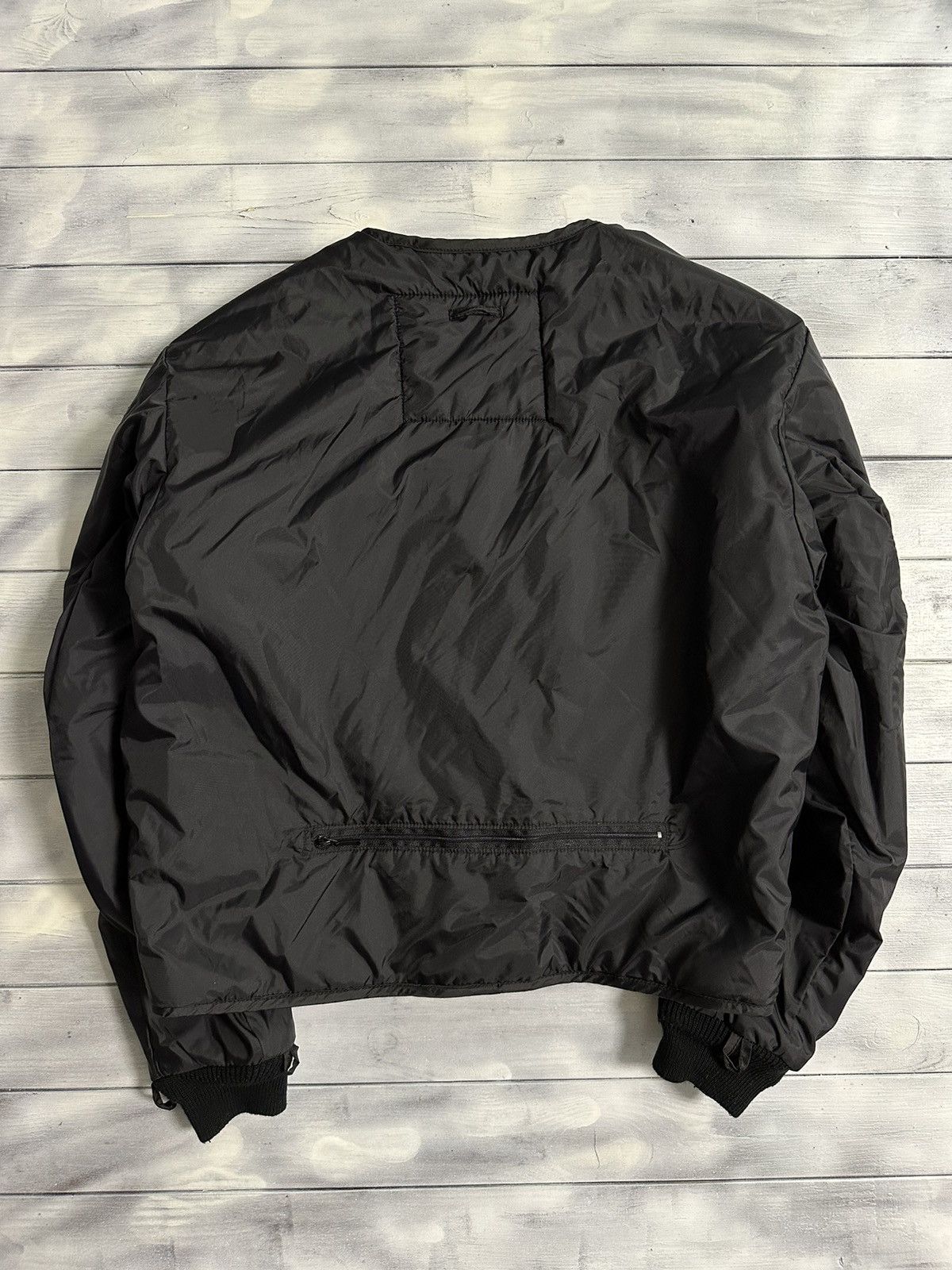 Belstaff Rare Vintage Black Belstaff Leather Nylon Motorcycle Jacket Size US S / EU 44-46 / 1 - 23 Thumbnail