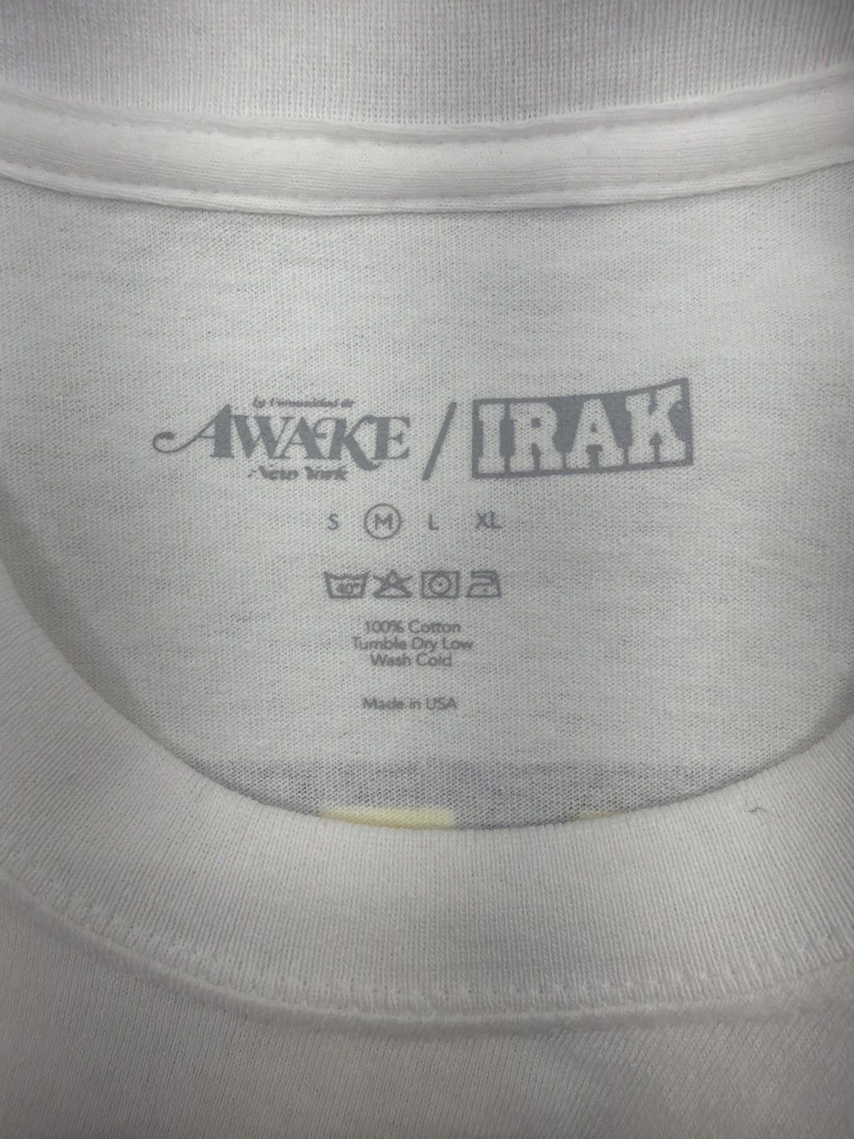 Awake NY × IRAK Awake NY x Irak Card Tee "White" Size US M / EU 48-50 / 2 - 3 Thumbnail