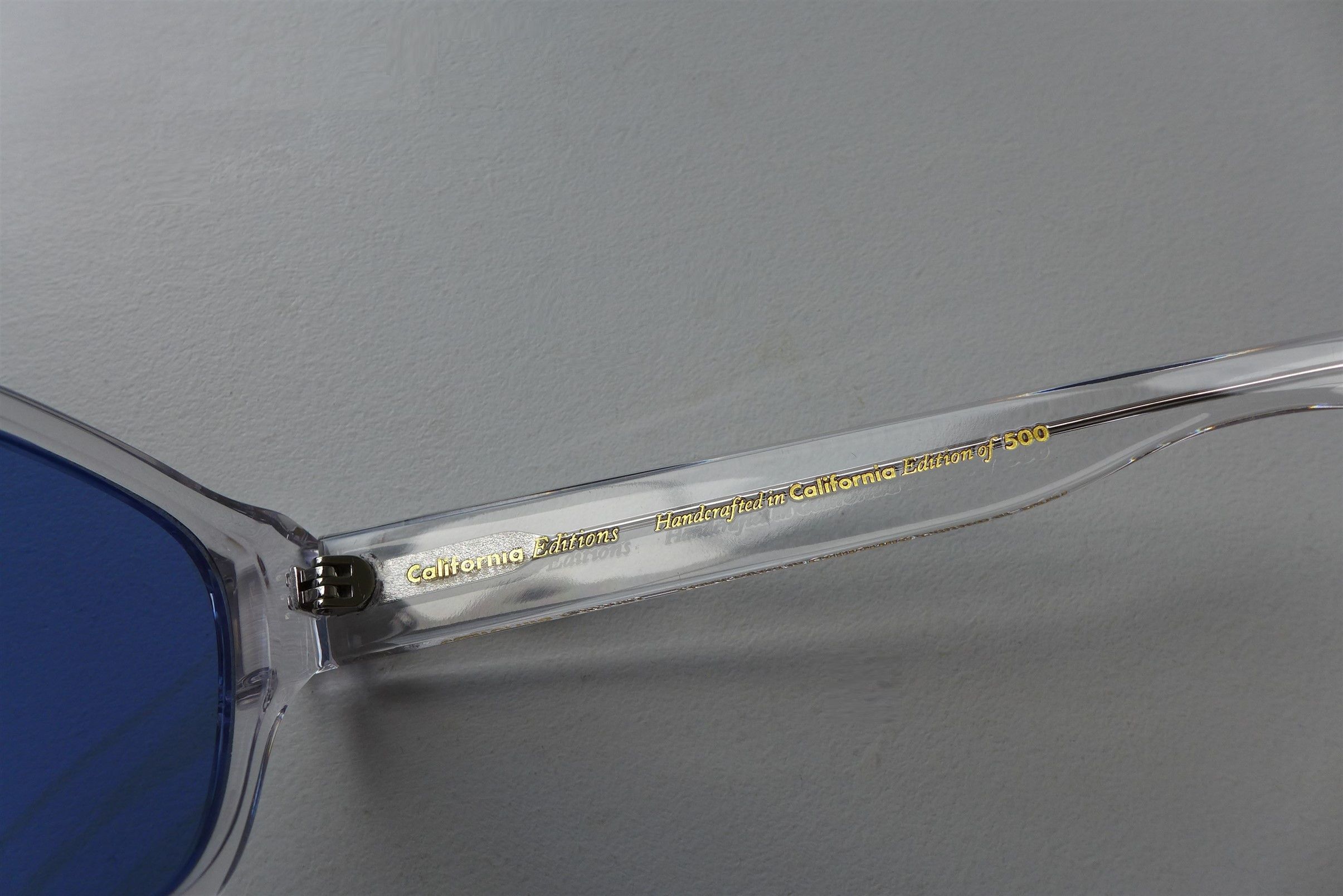 Garrett Leight GLCO x John Terzian Sunglasses -- Clear Acetate Size ONE SIZE - 9 Thumbnail