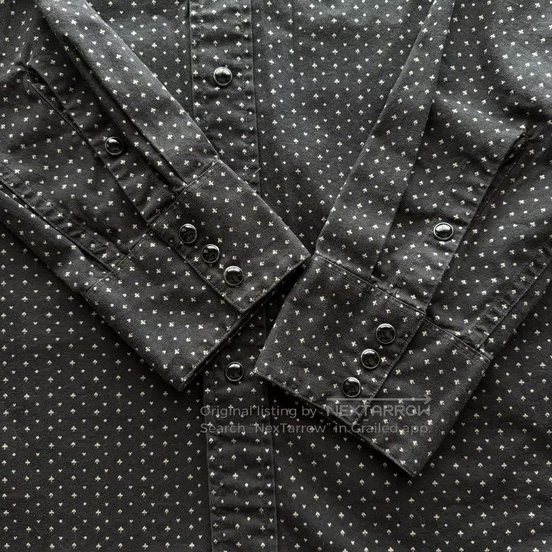 RRL Ralph Lauren RRL Ralph Lauren Black Poker Western Shirt Size US M / EU 48-50 / 2 - 4 Thumbnail