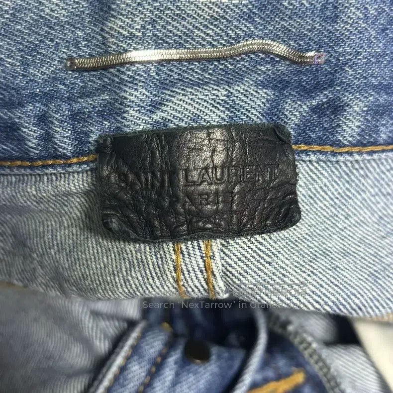 Saint Laurent Paris Saint Laurent Paris Slim Fit Denim Pants Size US 29 - 2 Thumbnail