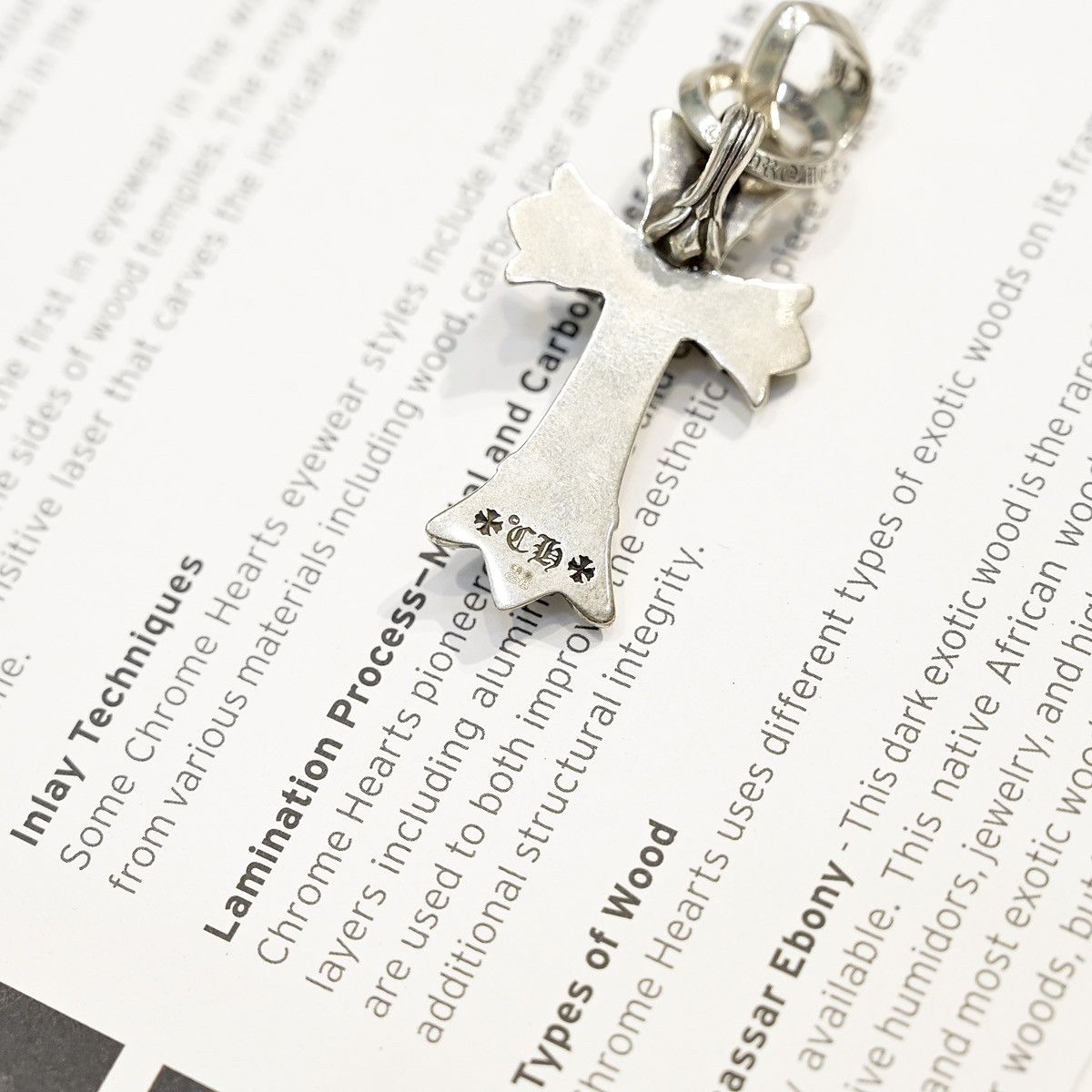 Chrome Hearts CHROME HEARTS ATTACHED BALE CROSS CHARM SILVER Size ONE SIZE - 2 Thumbnail
