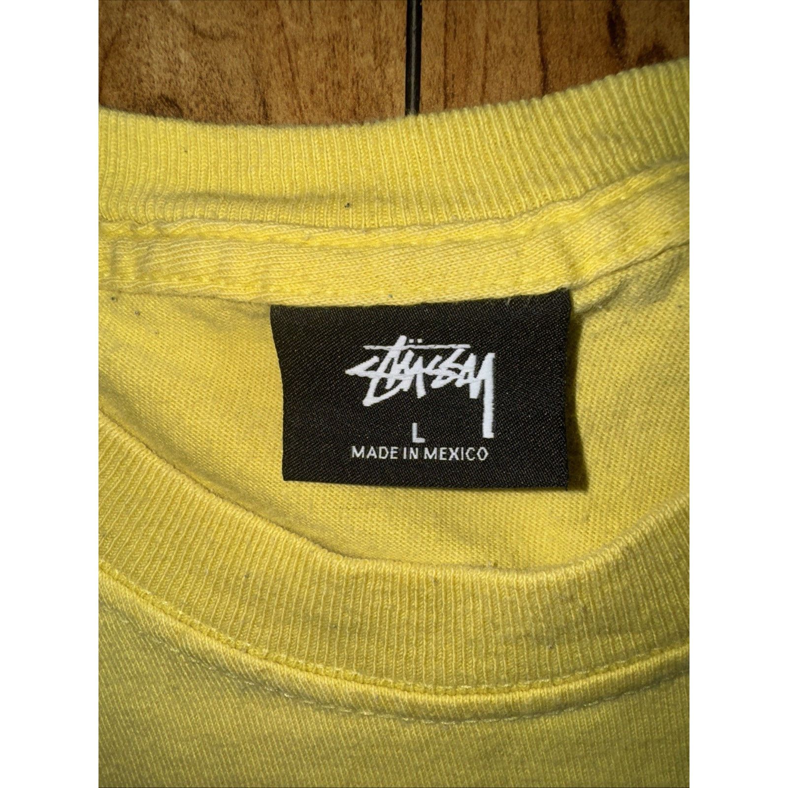 Stussy × Vintage Stussy Anniversary Irises Graphic T-Shirt Yellow L 22x26 Size US L / EU 52-54 / 3 - 3 Thumbnail