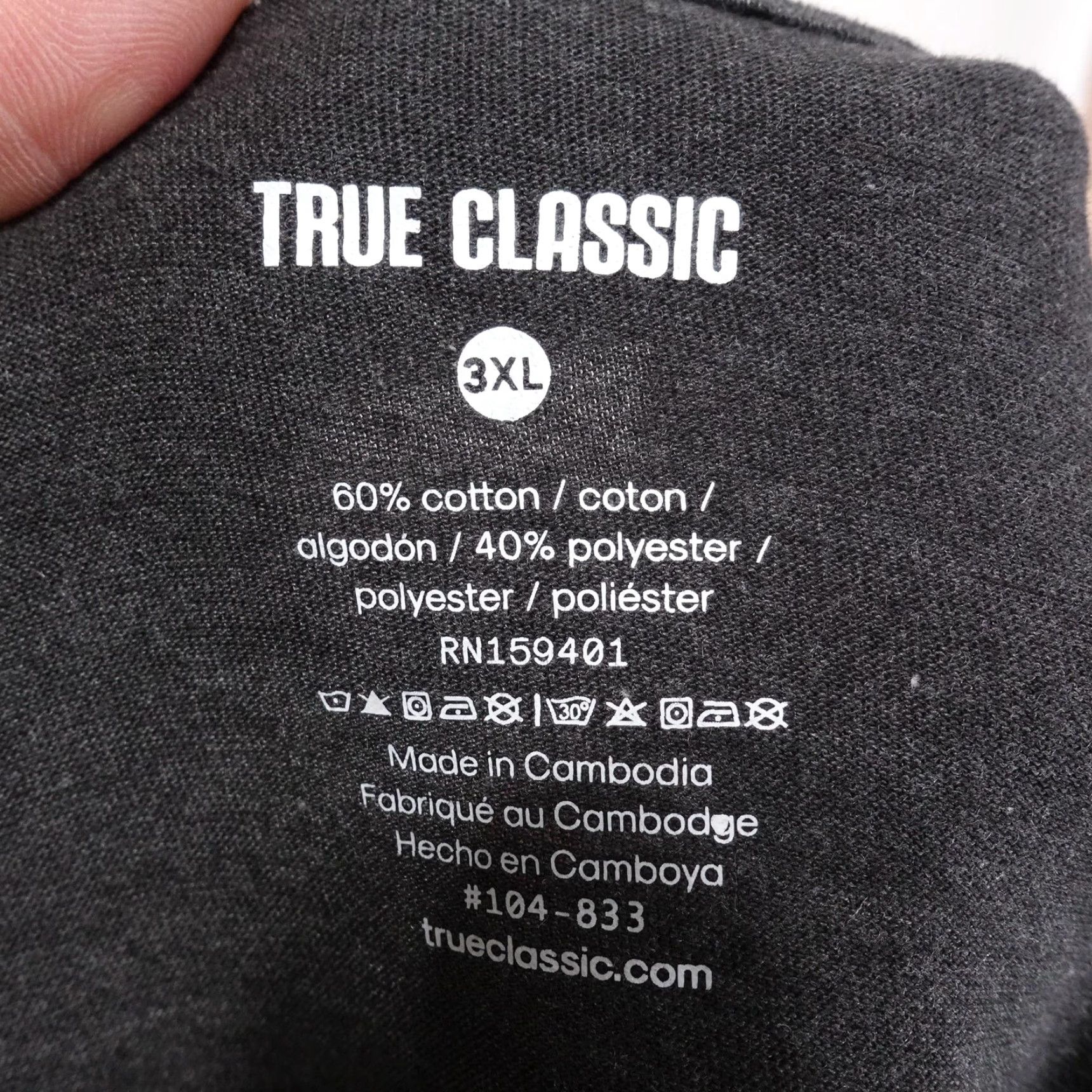 Vintage True Classic Polo Shirt Mens 3XL Gray Short Sleeve Cotton Blend Casual Size US XXL / EU 58 / 5 - 6 Thumbnail
