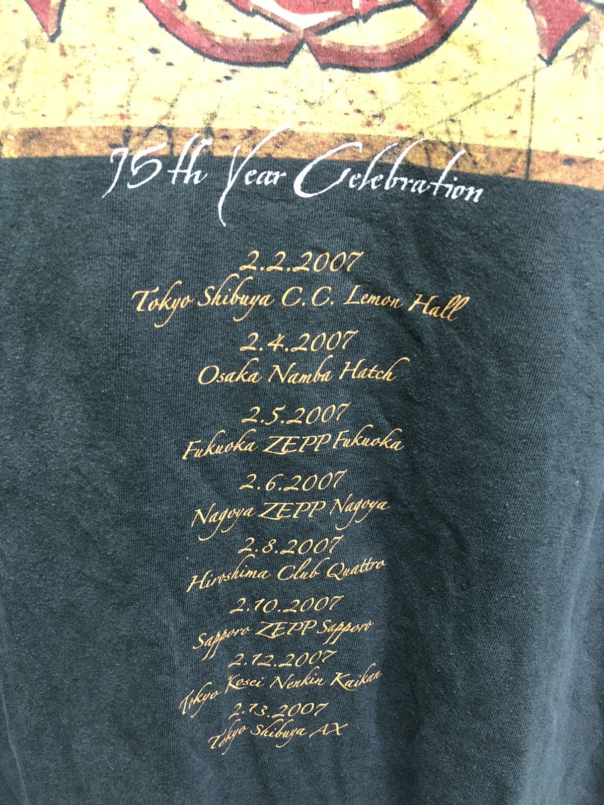 Band Tees Vtg 07’s Angra Brazilian Power Metal 15th Celebration Tee Size US M / EU 48-50 / 2 - 9 Thumbnail