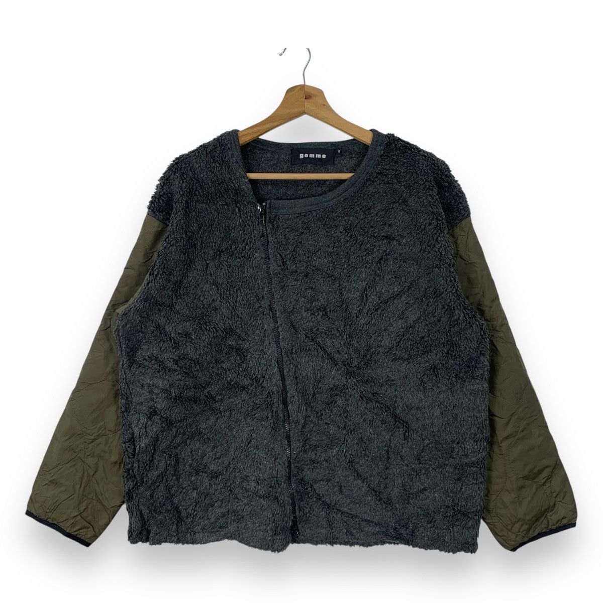 Japanese Brand × gomme GOMME HOMME Japanese Brand Designer Fleece Sweater Jacket Size US M / EU 48-50 / 2 - 1 Thumbnail