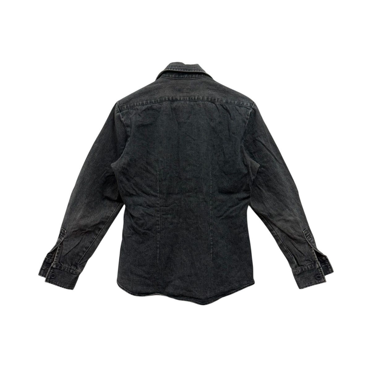Tornado Mart Tornado Mart Patchwork Denim Shirt Size US M / EU 48-50 / 2 - 2 Thumbnail