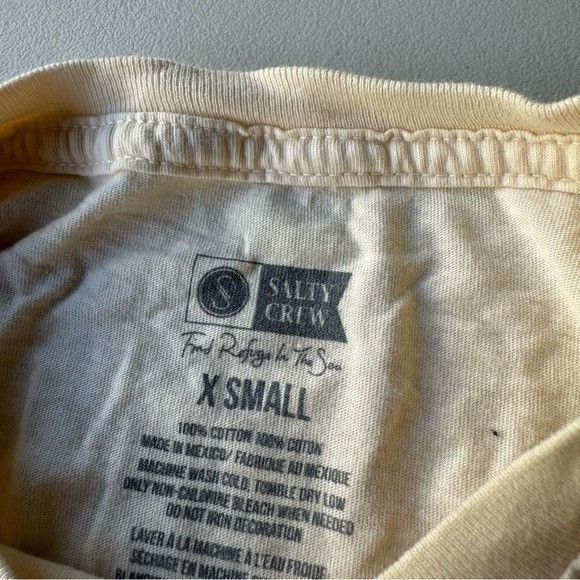 Designer New Salty Crew Women's Summertime Boyfriend Short Sleeve XS Size XS / US 0-2 / IT 36-38 - 7 Thumbnail