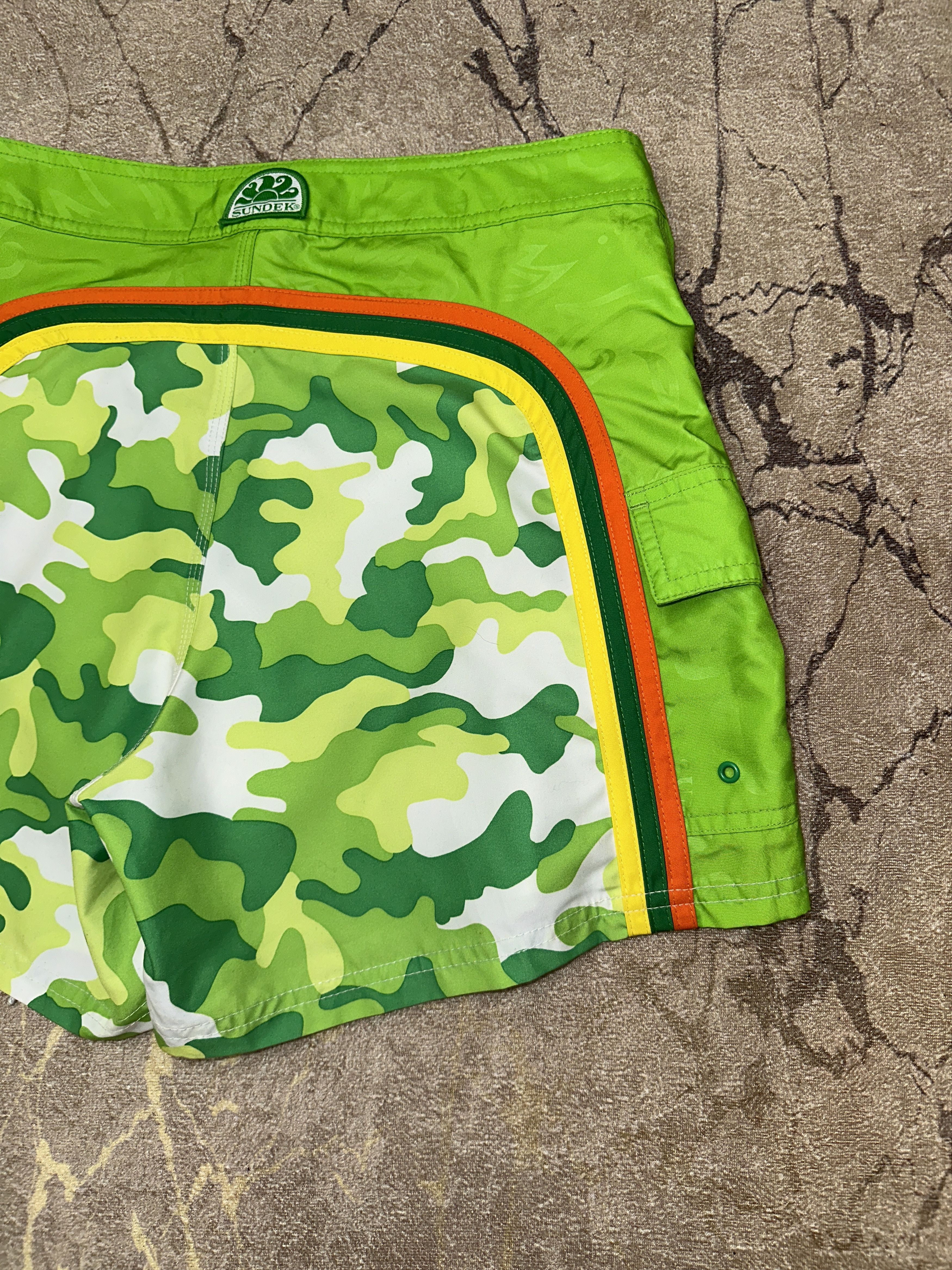 Sundek Sundek 29 Camouflage Beach Shorts Trunks BathSuit Size 29 S Size US 29 - 4 Thumbnail