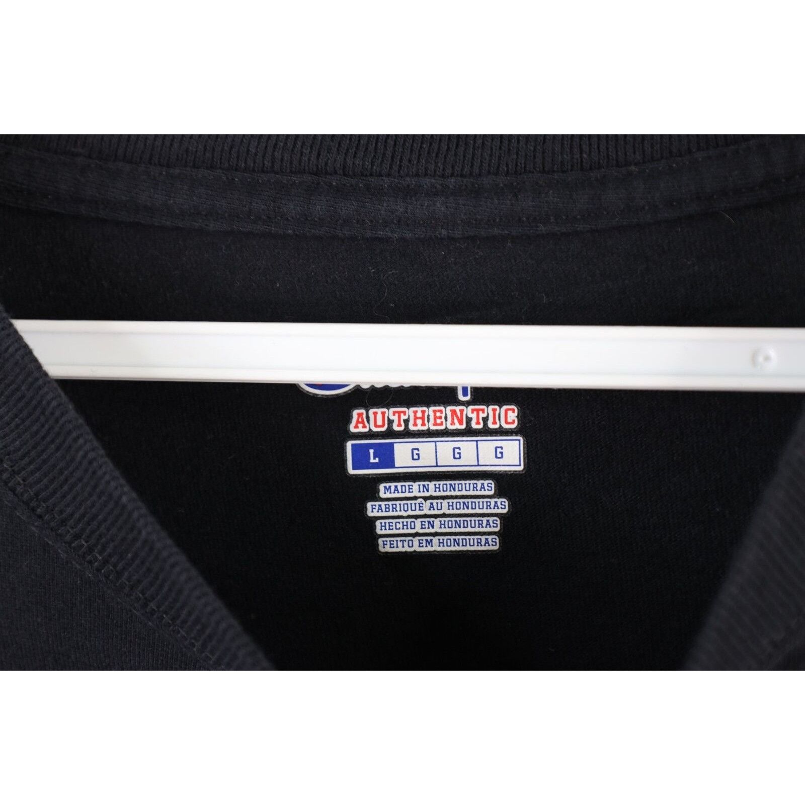 Champion × Vintage Vintage Champion Faded Long Sleeve T-Shirt Black Size US L / EU 52-54 / 3 - 6 Thumbnail