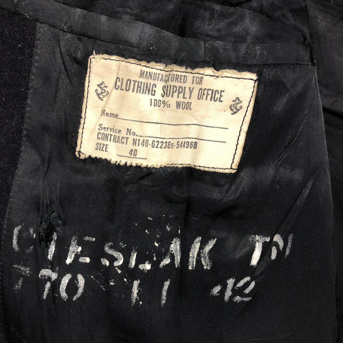 Vintage Clothing Supply Office Vintage 40-50s Military Wool Army Us Size US M / EU 48-50 / 2 - 18 Thumbnail