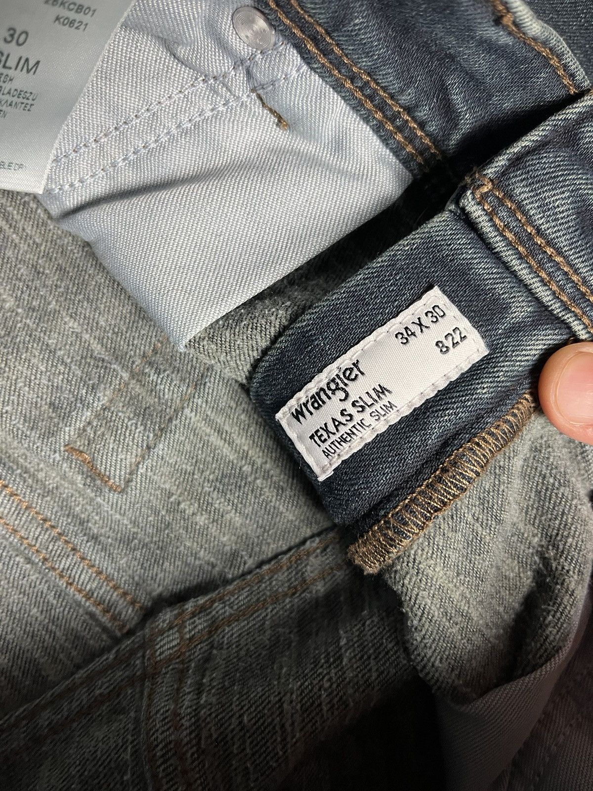 Wrangler Wrangler texas slim denim jeans size 34/30 Size US 34 / EU 50 - 4 Thumbnail