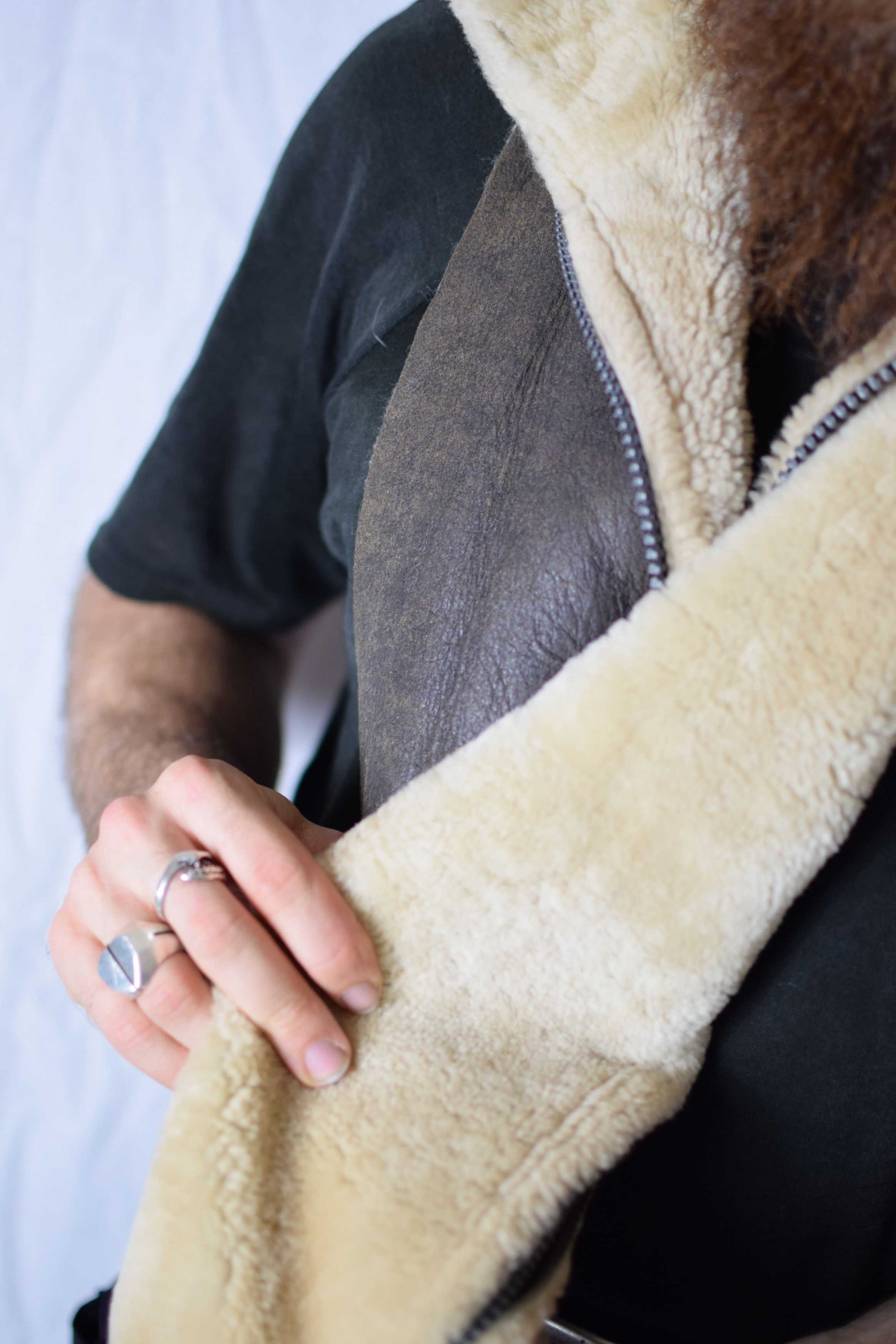 Julius Julius Archive Shearling Neck Warmer Size ONE SIZE - 6 Thumbnail