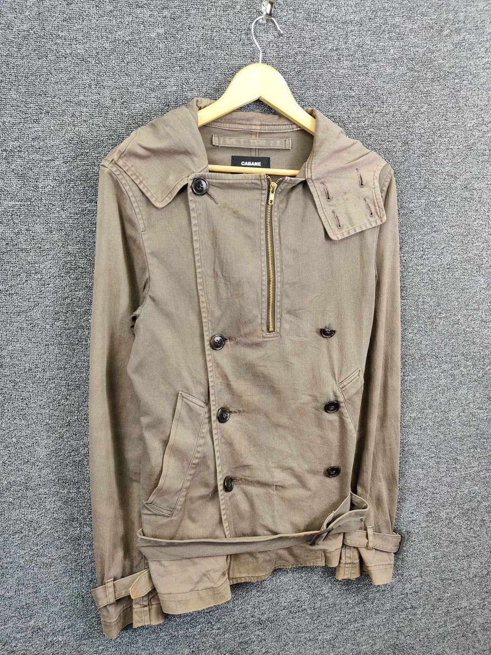 CABANE de ZUCCa 🥷 Cabane De Zucca Issey Miyake Asymmetric Closure Jacket Size US M / EU 48-50 / 2 - 5 Thumbnail