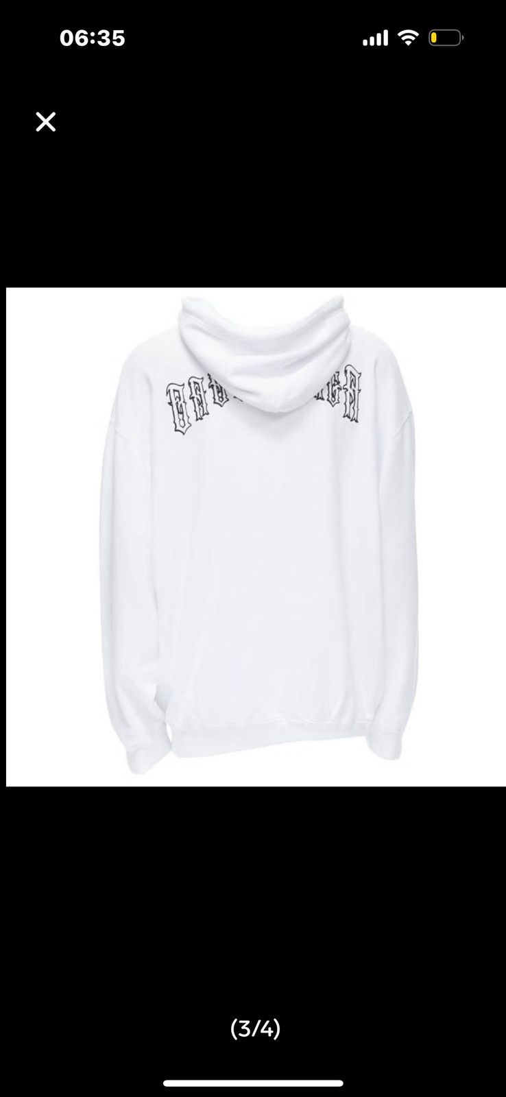 Balenciaga Balenciaga goth logo hoodie ( Size US M / EU 48-50 / 2 - 1 Thumbnail