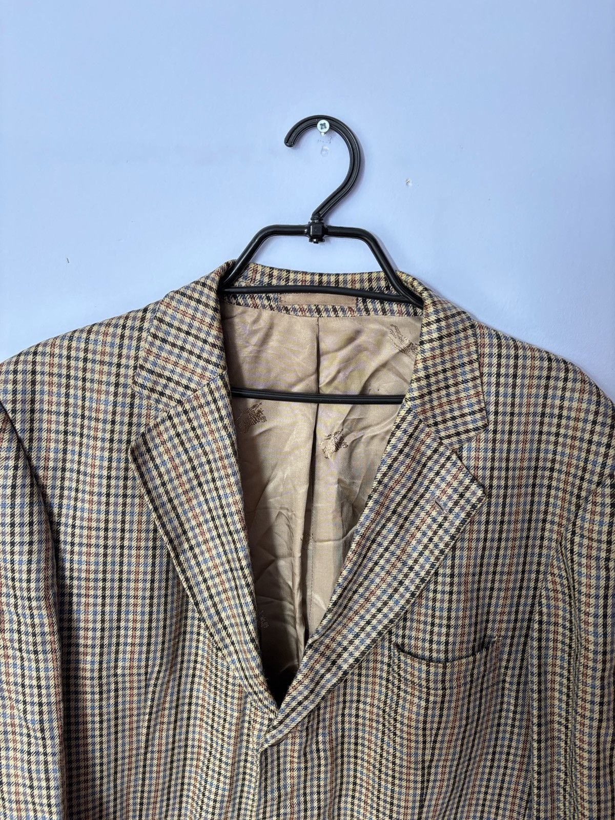 Burberry Burberry vintage blazer old money elegant linen luxury Size 52R - 2 Thumbnail