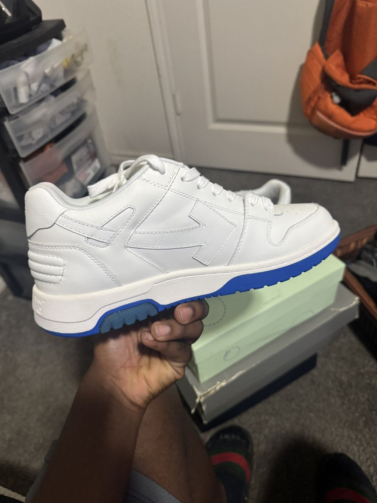 Off-White Off-White Out of Office 'For Walking - White Blue' Size US 10.5 / EU 43-44 - 8 Thumbnail