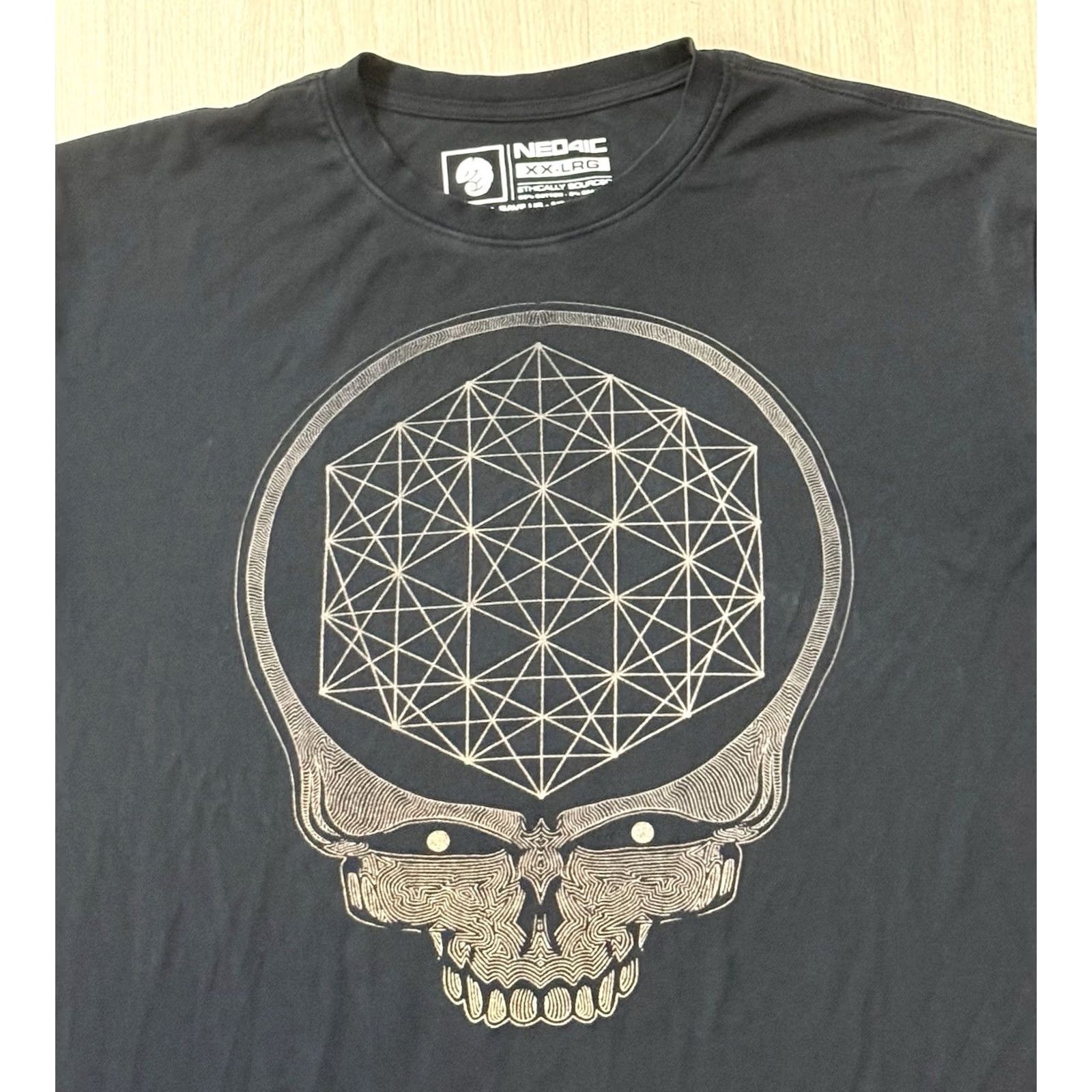 Vintage NEO4IC Steal Your Face Shirt XXL Black Graphic Print Crew Neck Short Sleeve Grateful Dead Cyberpunk Size US XXL / EU 58 / 5 - 3 Thumbnail