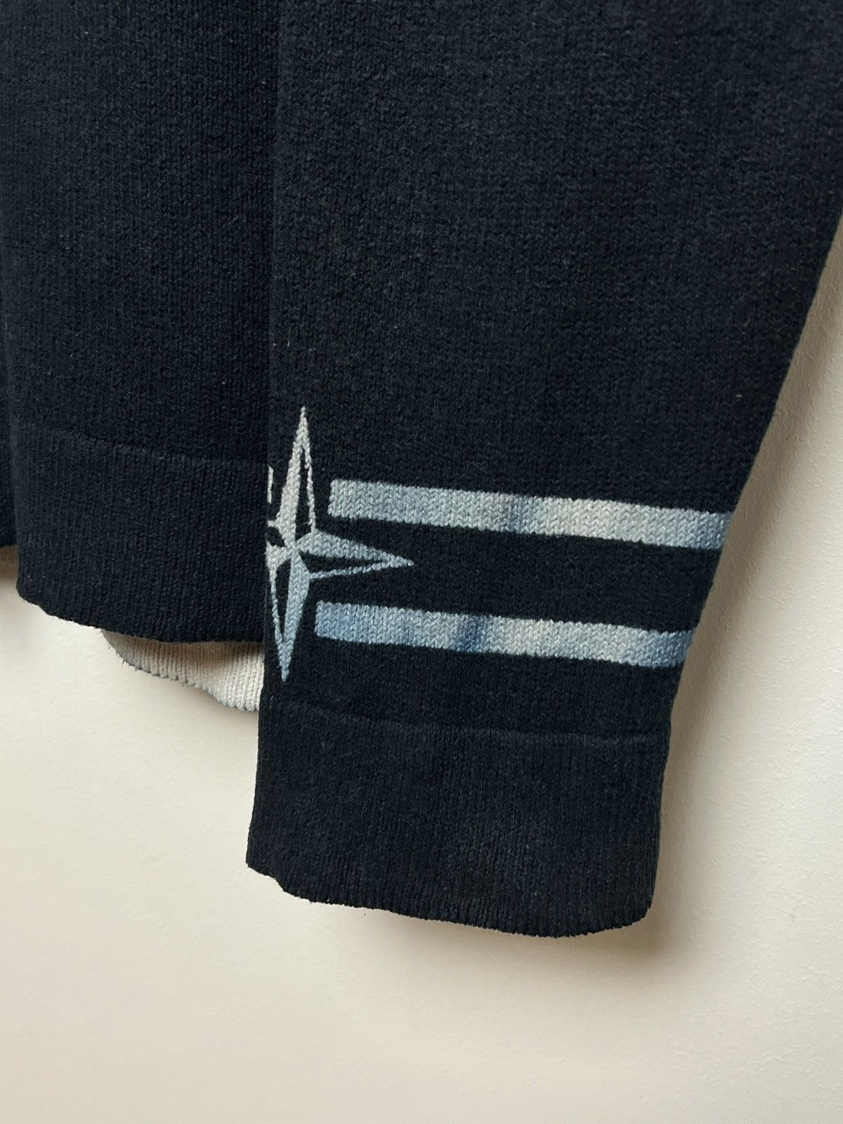 Stone Island stone island y2k navy cotton hoodie shimmer nylon hood Size US M / EU 48-50 / 2 - 7 Thumbnail
