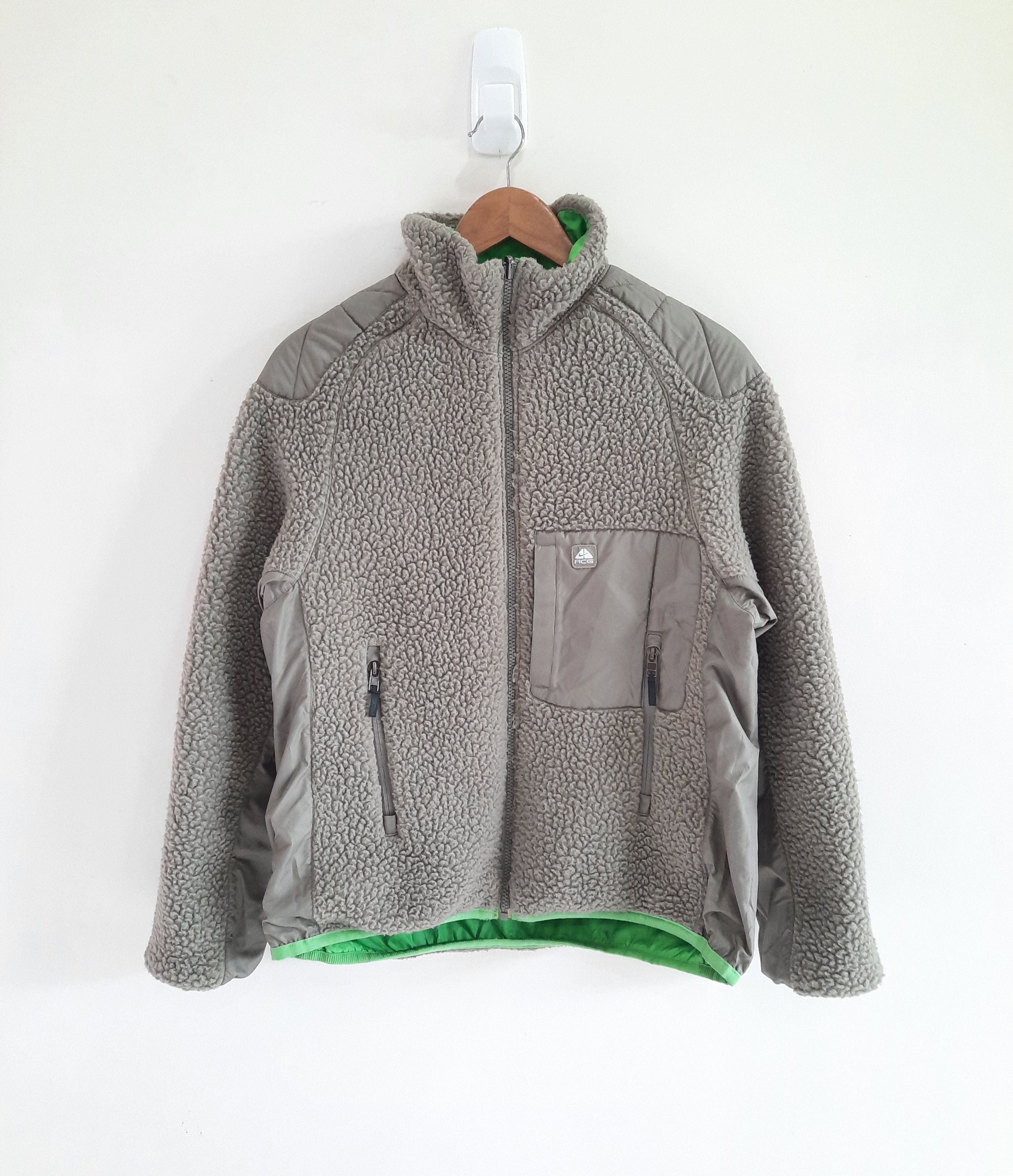 Nike × Nike ACG 2000's Nike ACG Deep Pile Reversible Jacket Size US S / EU 44-46 / 1 - 1 Thumbnail