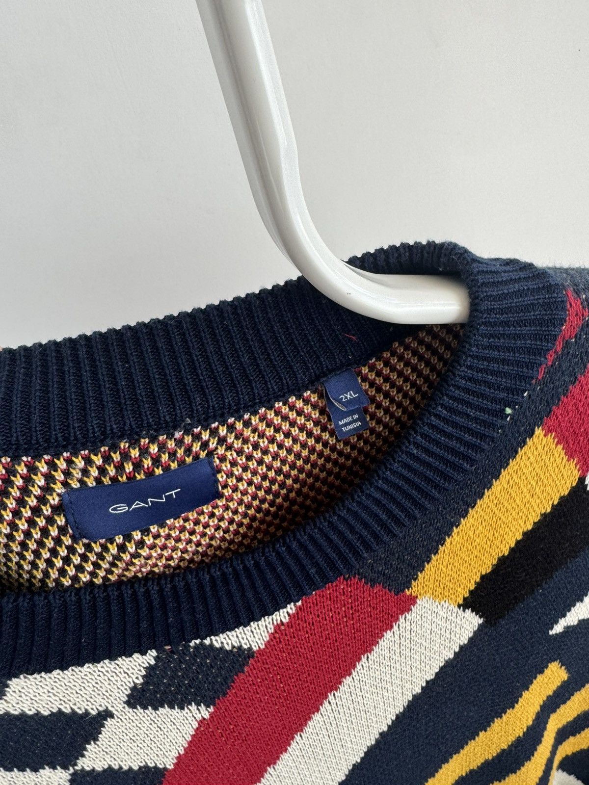 Gant Gant Multicolour Multi Flag C-Neck Sweater Size US XXL / EU 58 / 5 - 3 Thumbnail