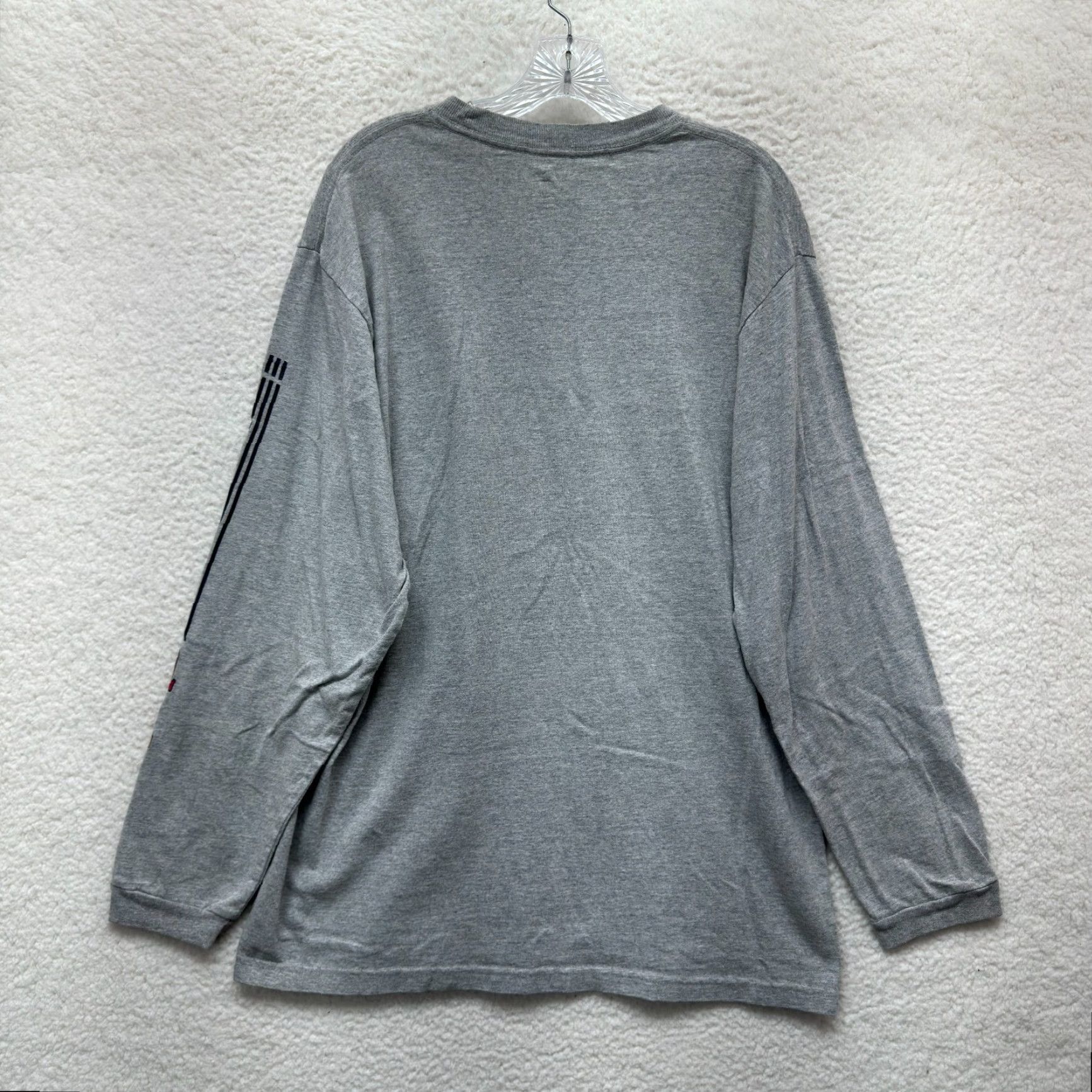 Starter VINTAGE Starter T-Shirt Long Sleeve Gray XL Mens Grunge Skater Graphic Y2K Vintage Size US XL / EU 56 / 4 - 2 Thumbnail