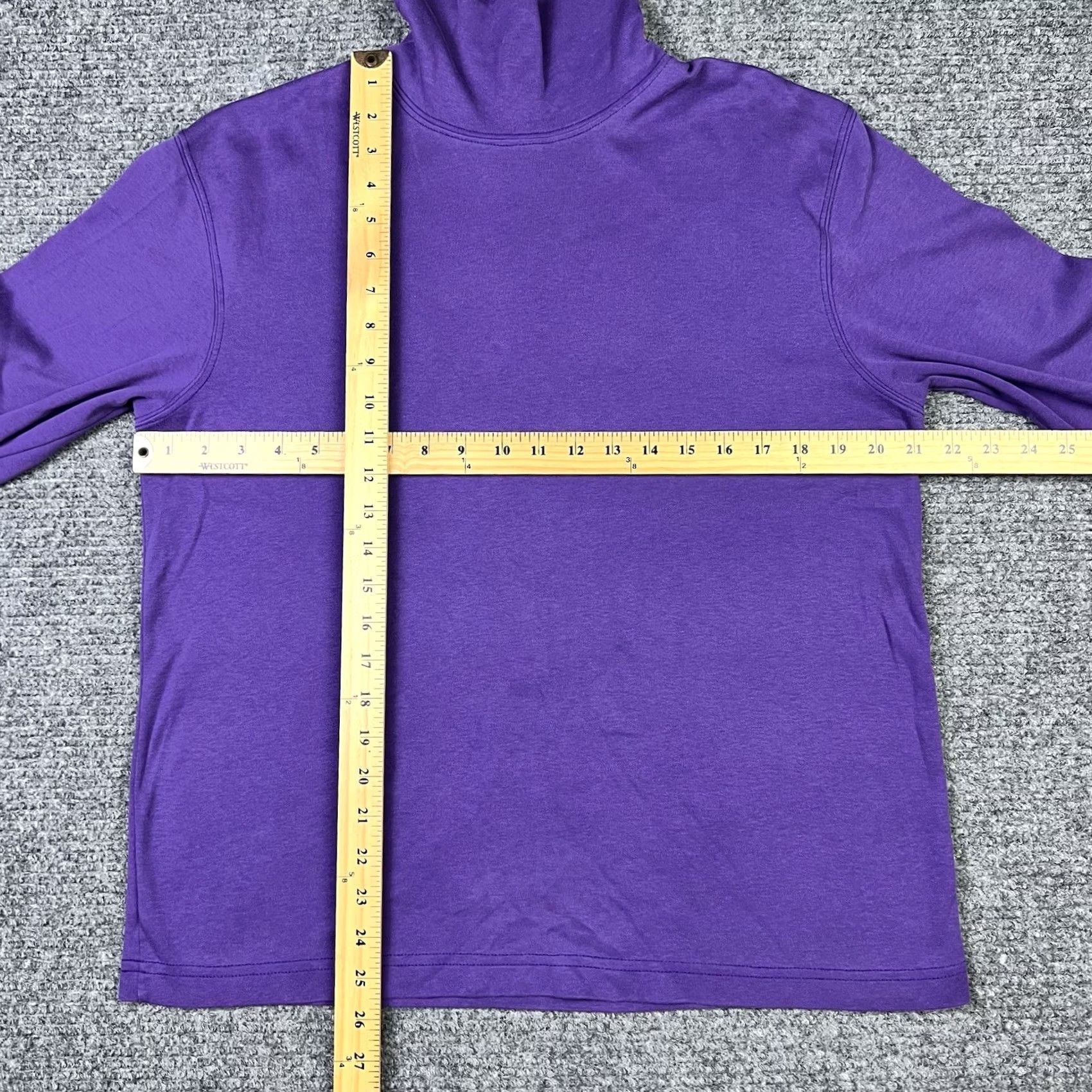 Lands' End VINTAGE Lands' End Turtleneck Stretch Fit T-Shirt Women Large Purple 90s Solid Long Sleeve - 100% Cotton Mens Womens Boys Girls Size L / US 10 / IT 46 - 7 Thumbnail