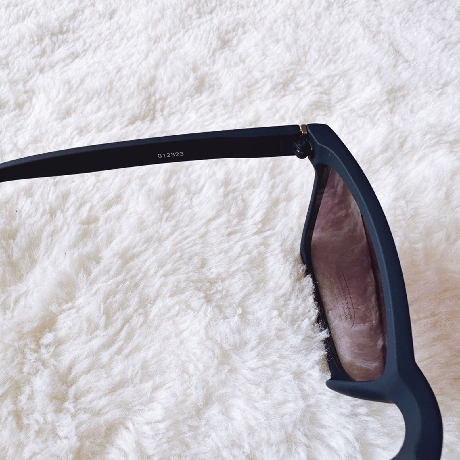 Other Ora Deep Midnight Blue Angular Frame Sunglasses Size ONE SIZE - 6 Thumbnail