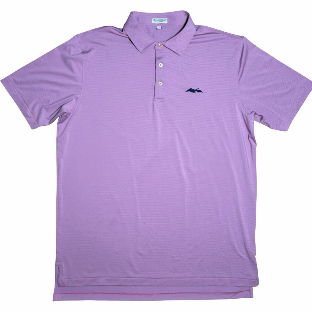 Peter Millar Peter Millar Summer Comfort Microstripe Polo Shirt Large Lav Size US L / EU 52-54 / 3 - 2 Thumbnail