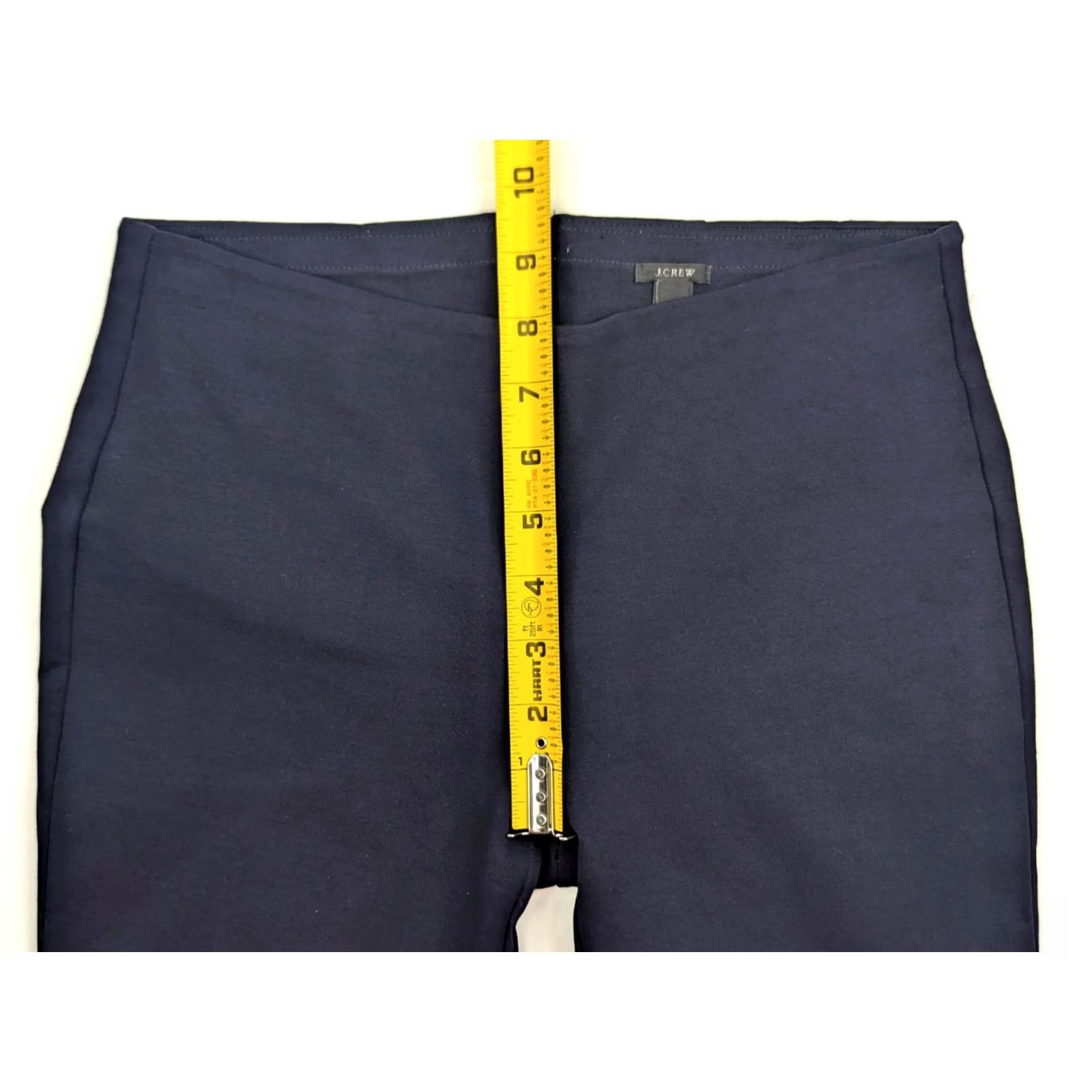 J.Crew J.Crew Pants Women 0 Blue Leather Trim Equestrian Style Skinny Legging 26x27 Size 25" / US 0 / IT 36 - 4 Thumbnail