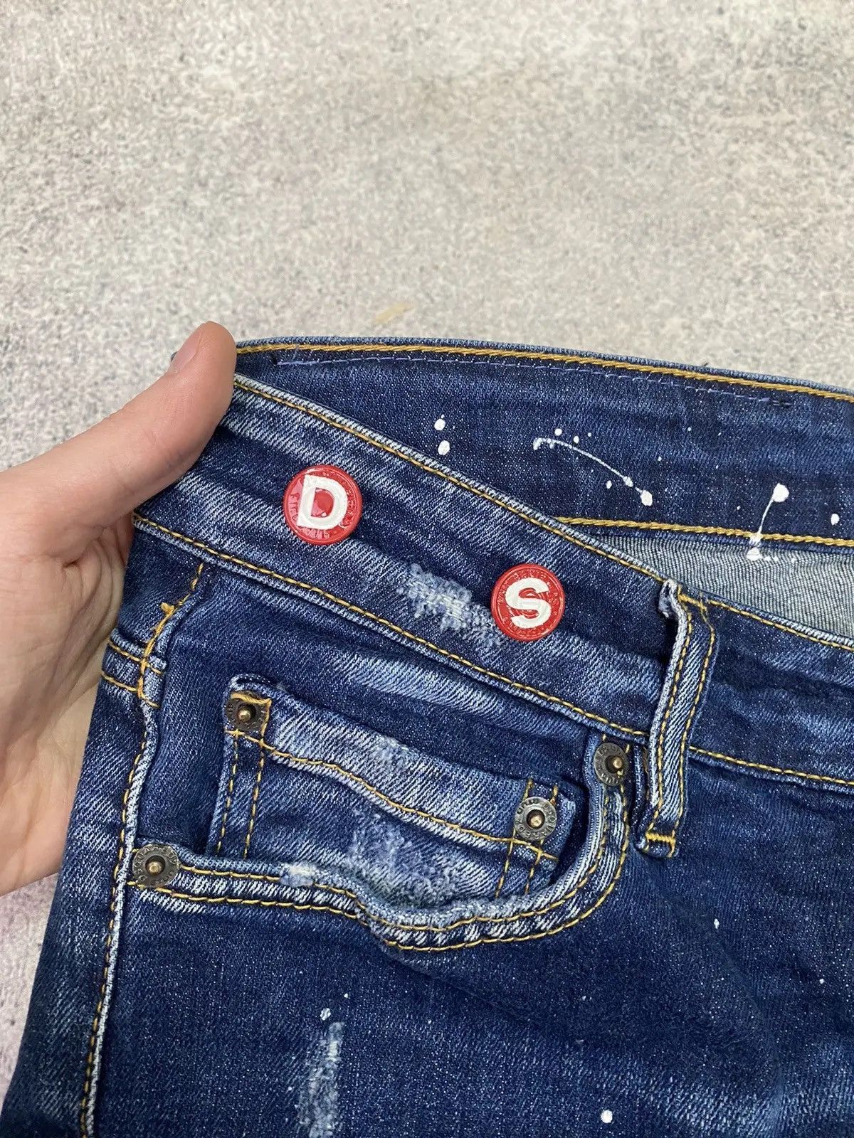 Designer × Dsquared2 × Vintage Vintage Dsquared2 Denim Blue Luxury Jeans Size US 31 - 9 Thumbnail
